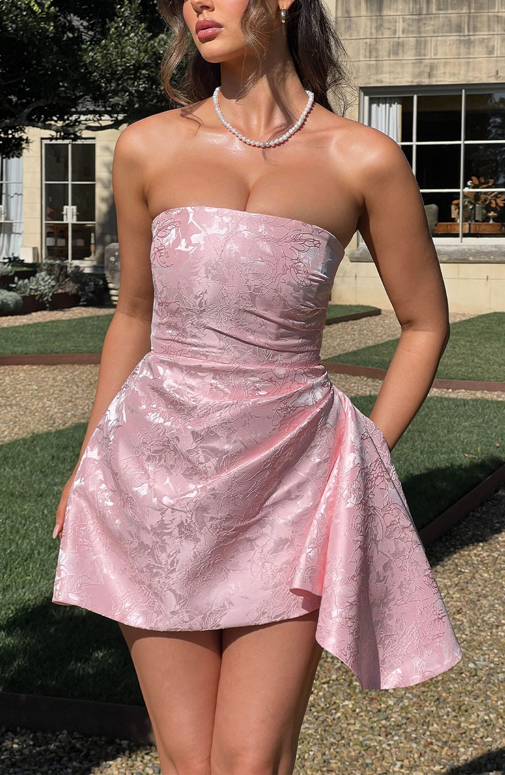 Elodie Playsuit - Blush - Napalia