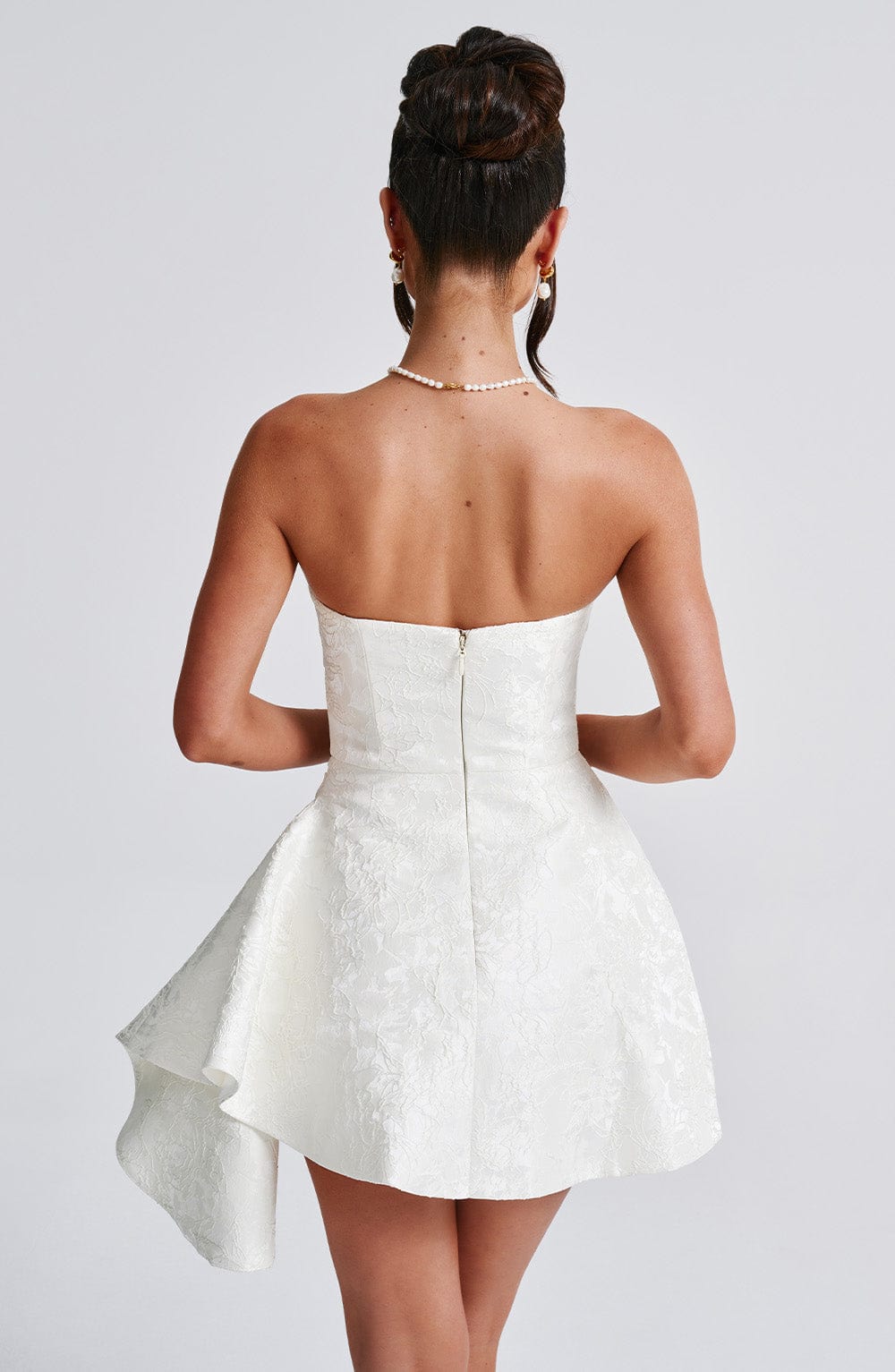 Elodie Playsuit - Ivory - Napalia