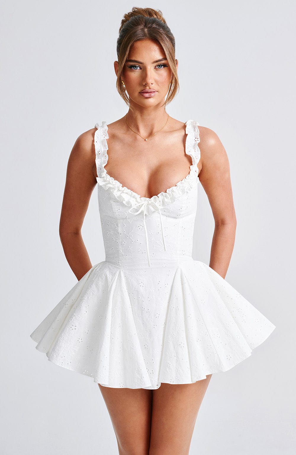 Elva Playsuit - Ivory - Napalia