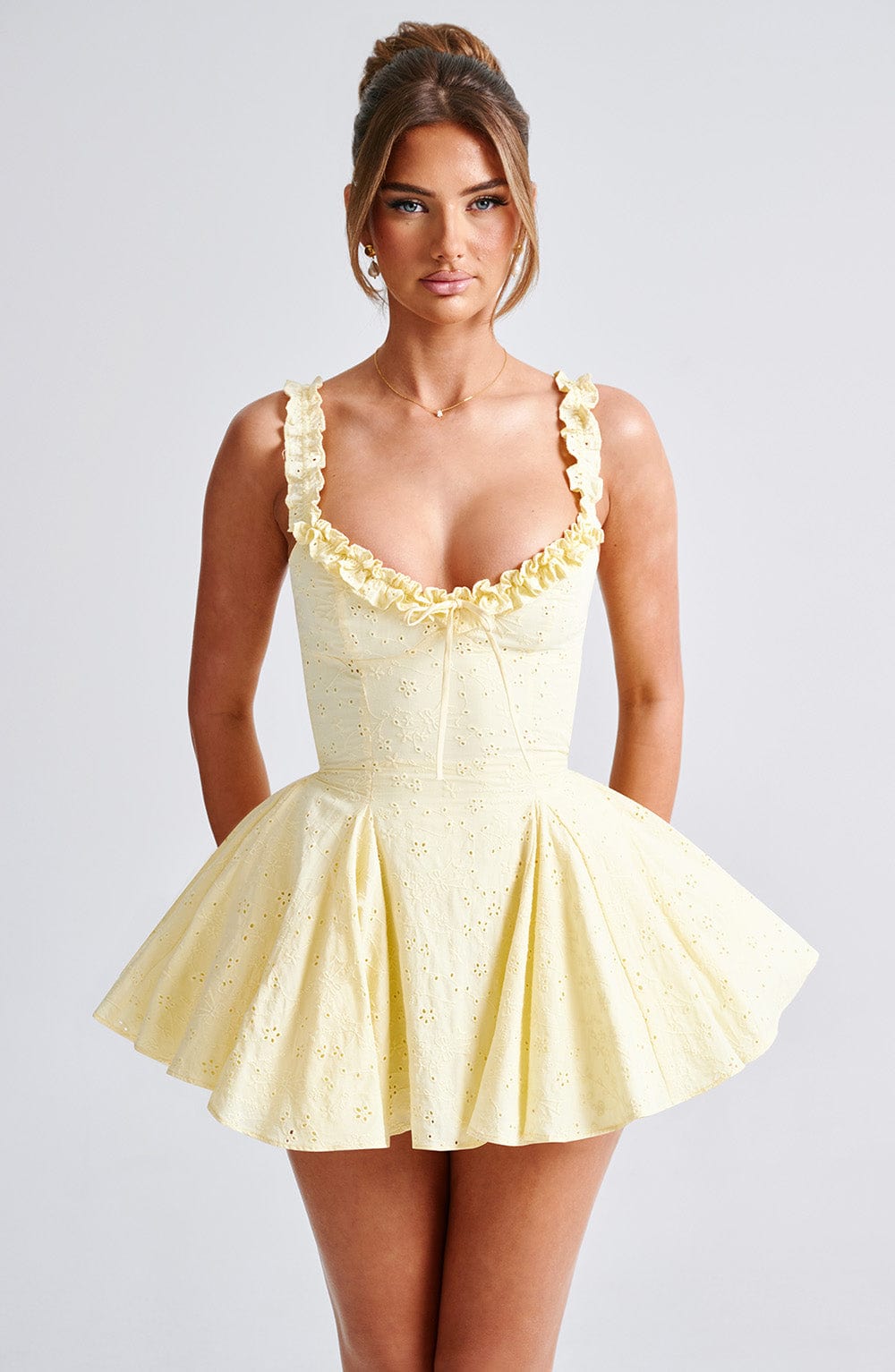 Elva Playsuit - Lemon - Napalia