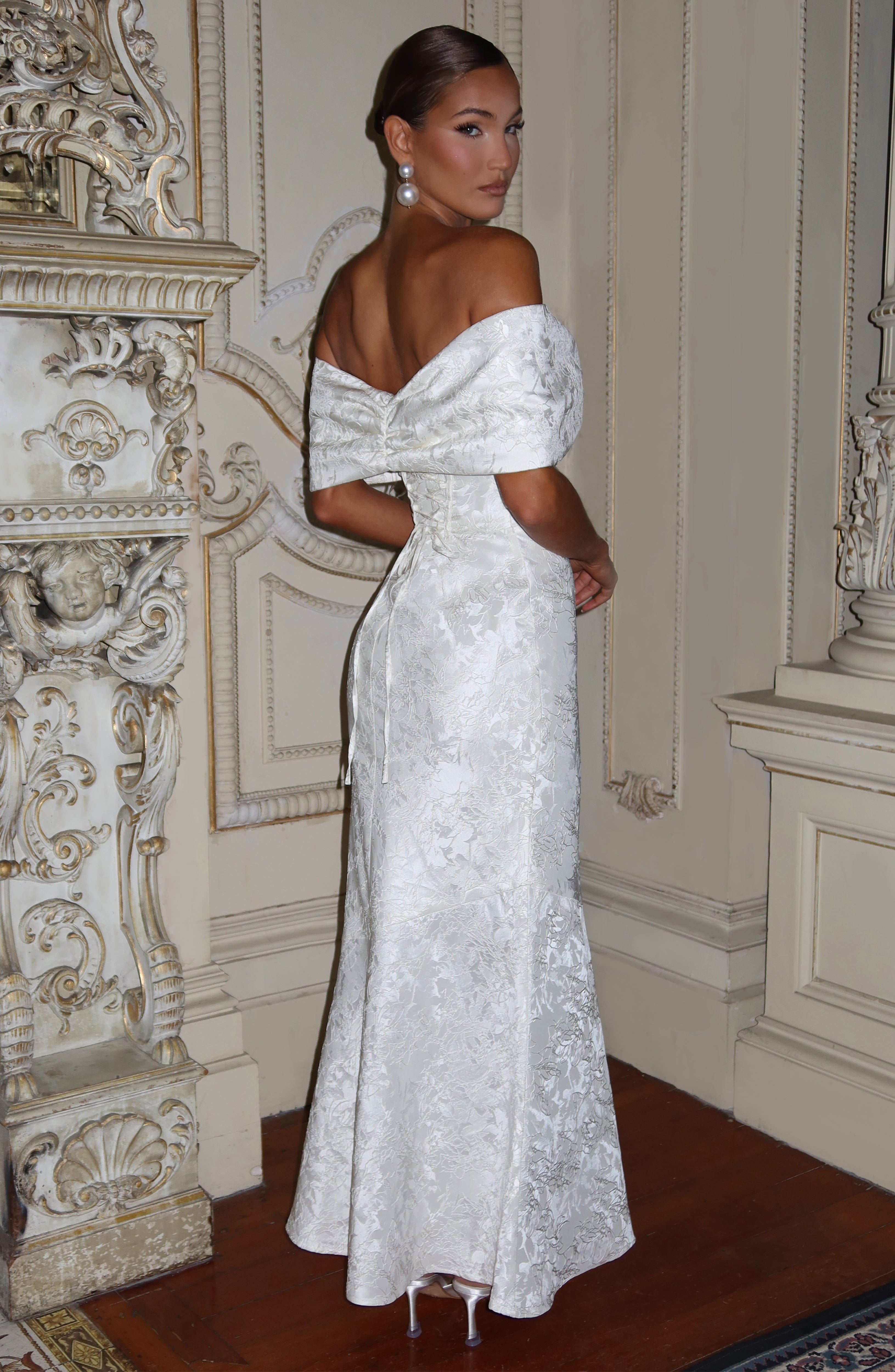 Emberly Maxi Dress - Ivory - Napalia