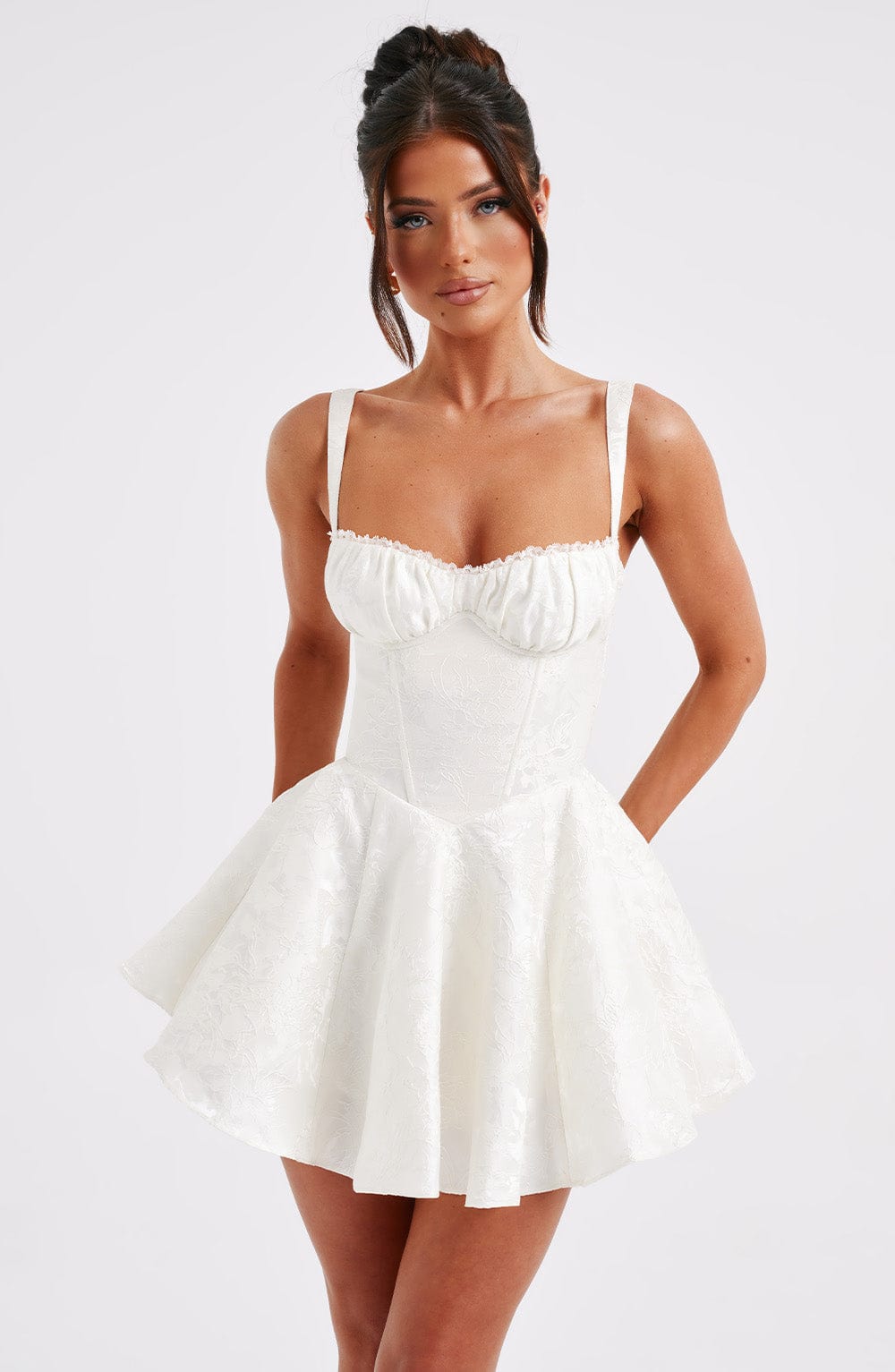 Emelie Playsuit - Ivory - Napalia