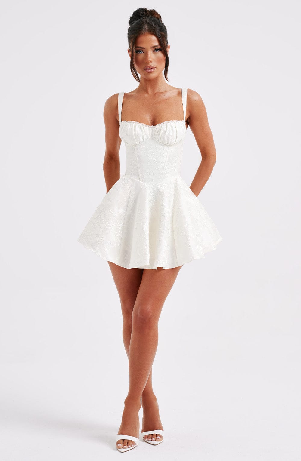 Emelie Playsuit - Ivory - Napalia