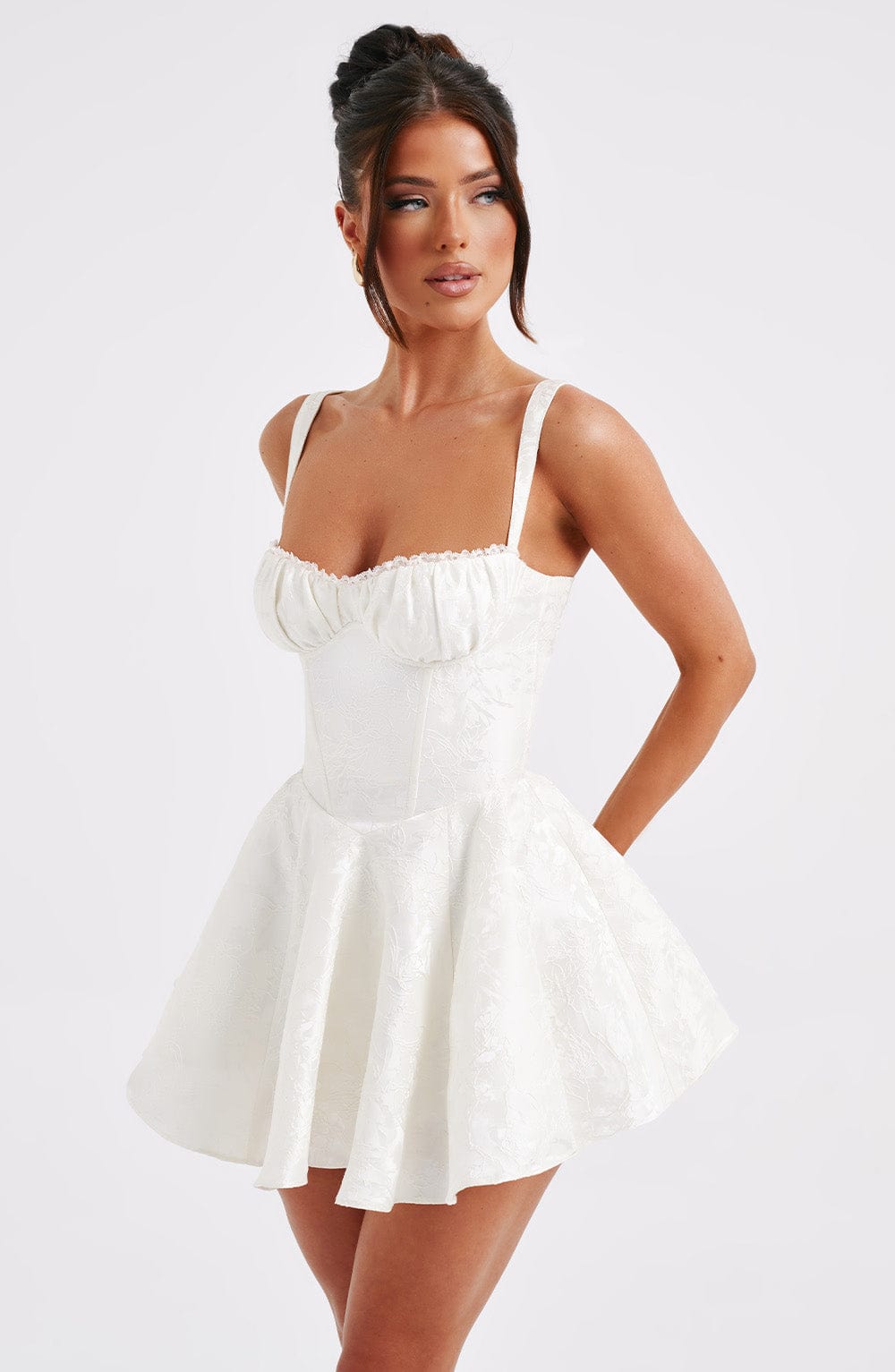 Emelie Playsuit - Ivory - Napalia