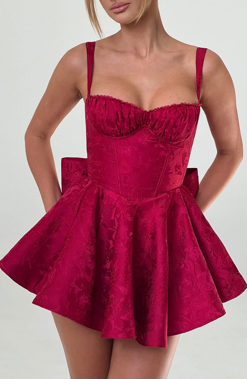 Emelie Playsuit - Red - Napalia