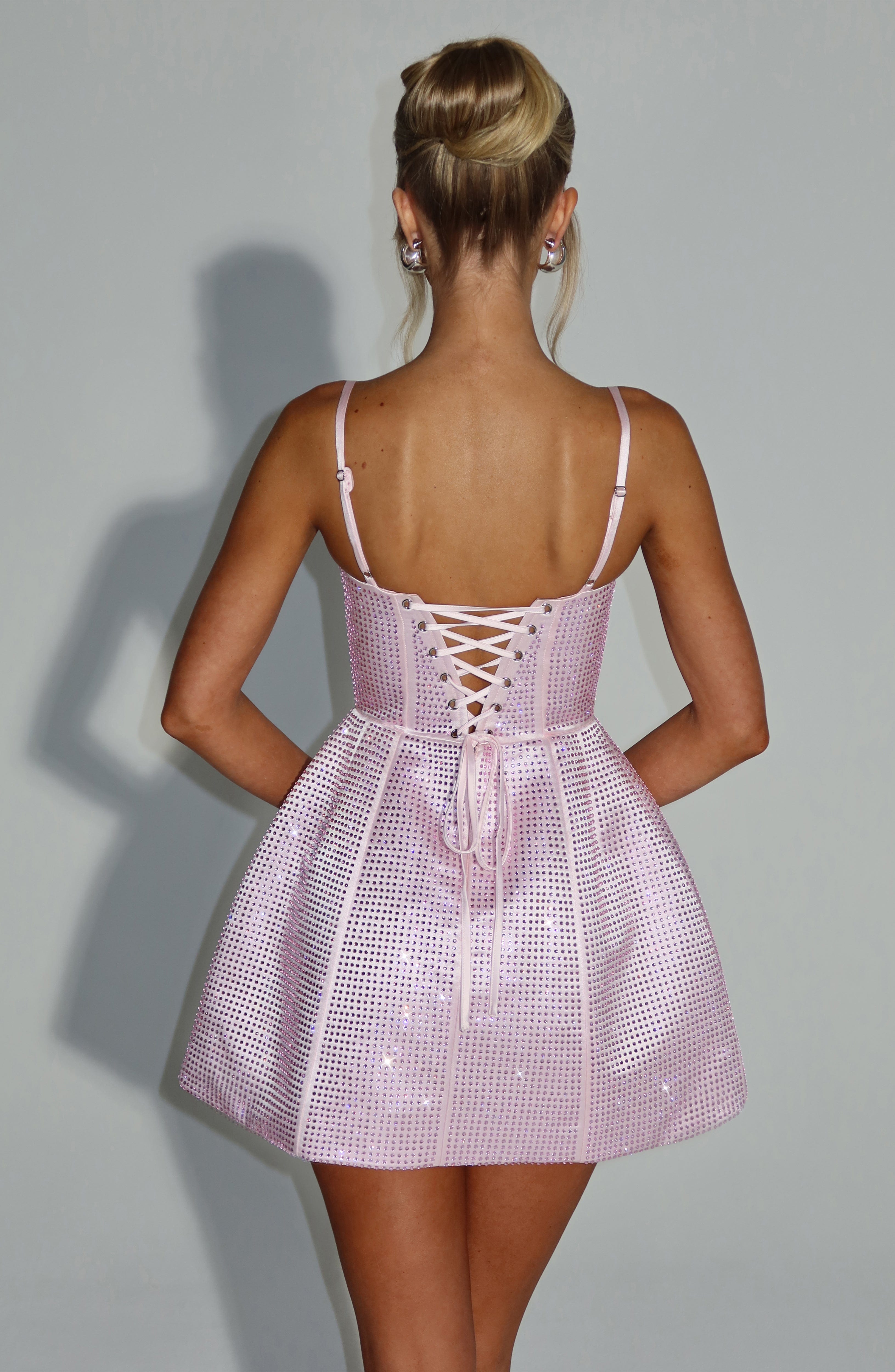 Emma Mini Dress - Blush - Napalia