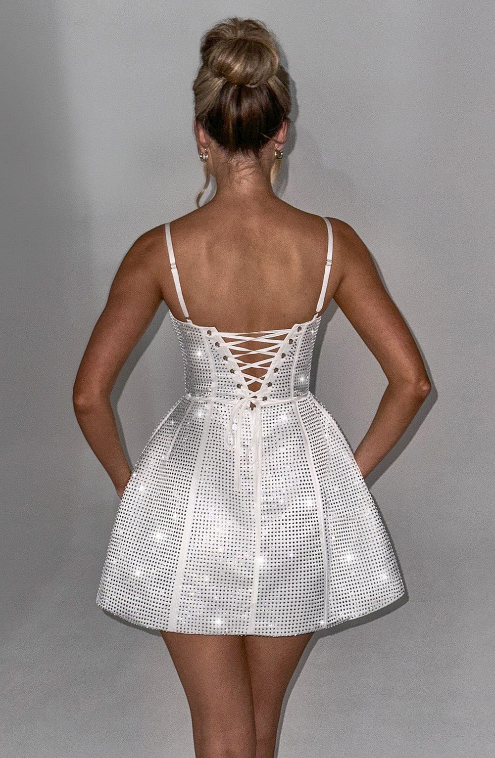 Emma Mini Dress - Ivory - Napalia