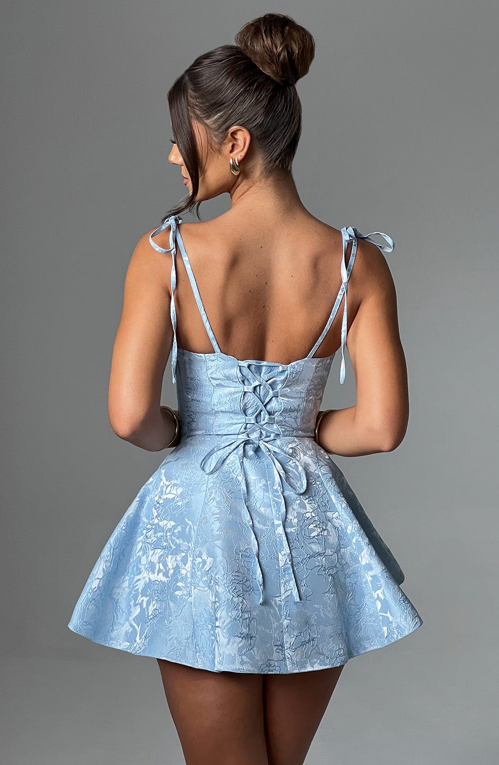 Emmie Playsuit Dress - Blue - Napalia