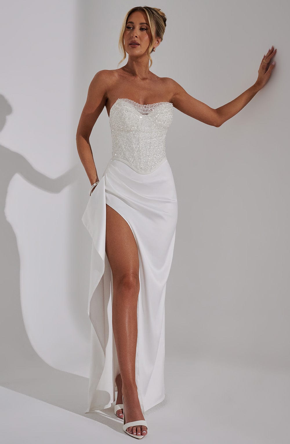 Emrielle Maxi Dress - Ivory - Napalia