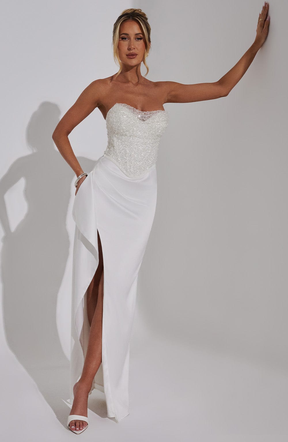 Emrielle Maxi Dress - Ivory - Napalia