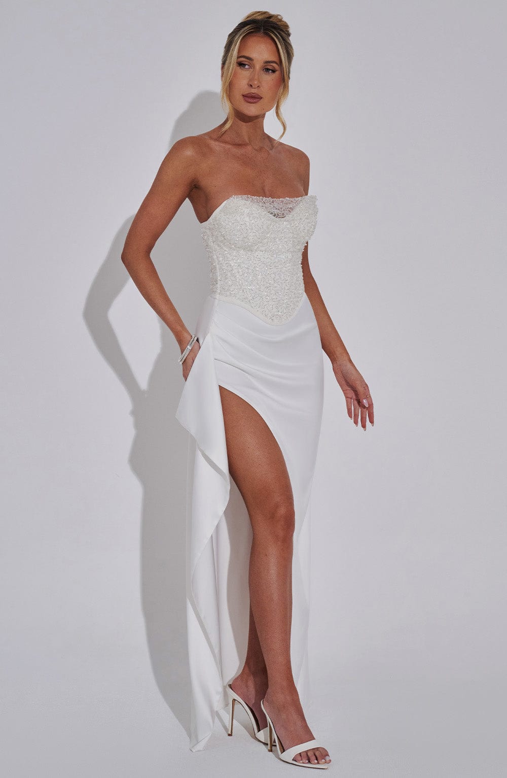 Emrielle Maxi Dress - Ivory - Napalia
