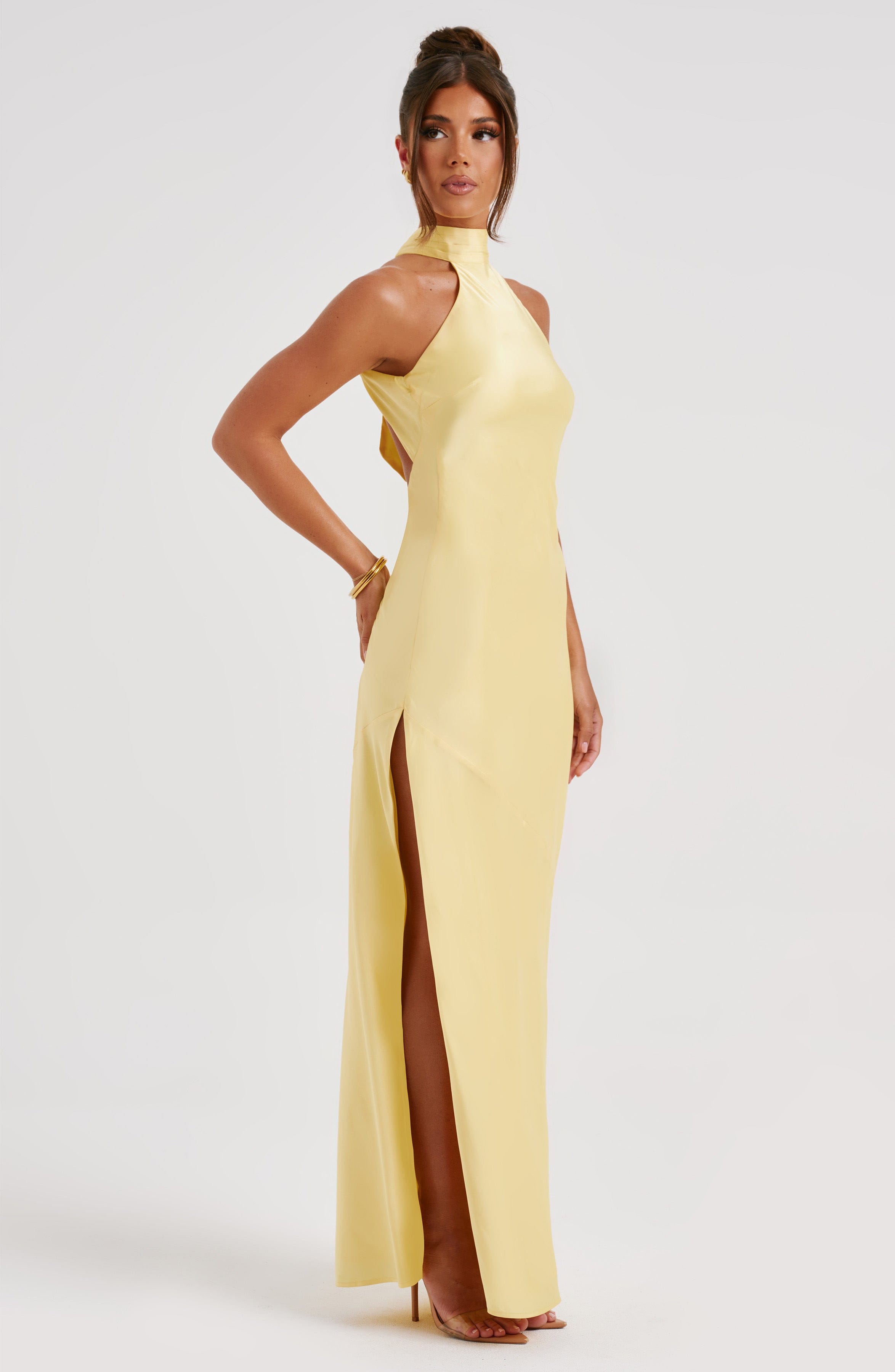 Etta Maxi Dress - Lemon - Napalia