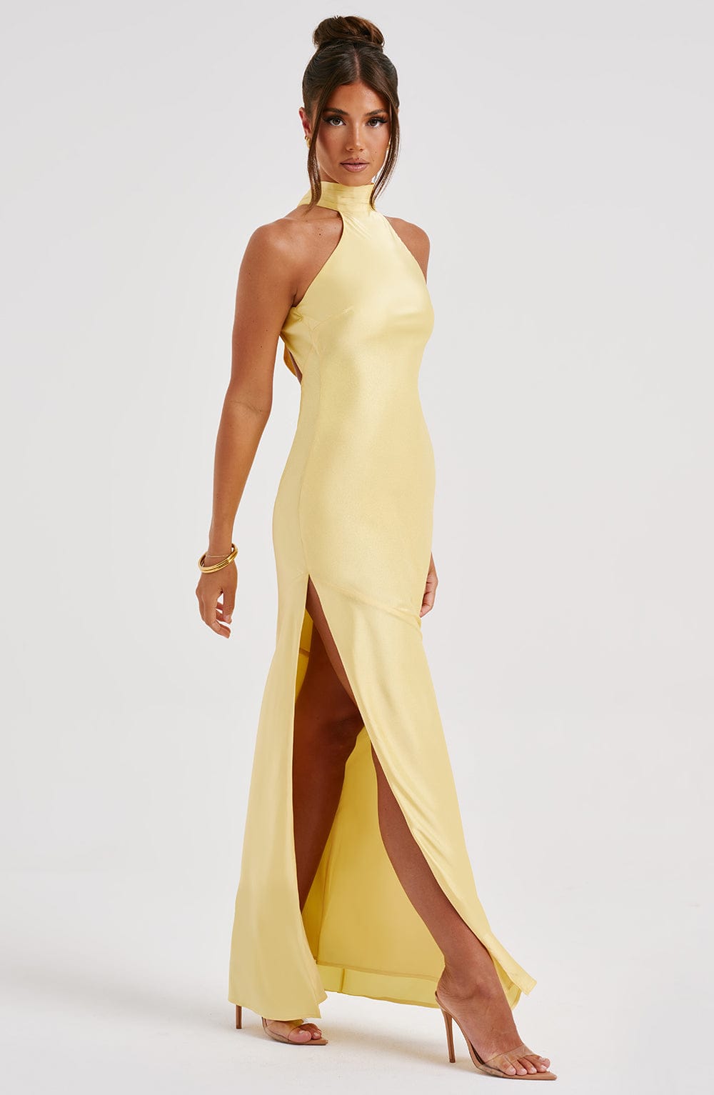 Etta Maxi Dress - Lemon - Napalia