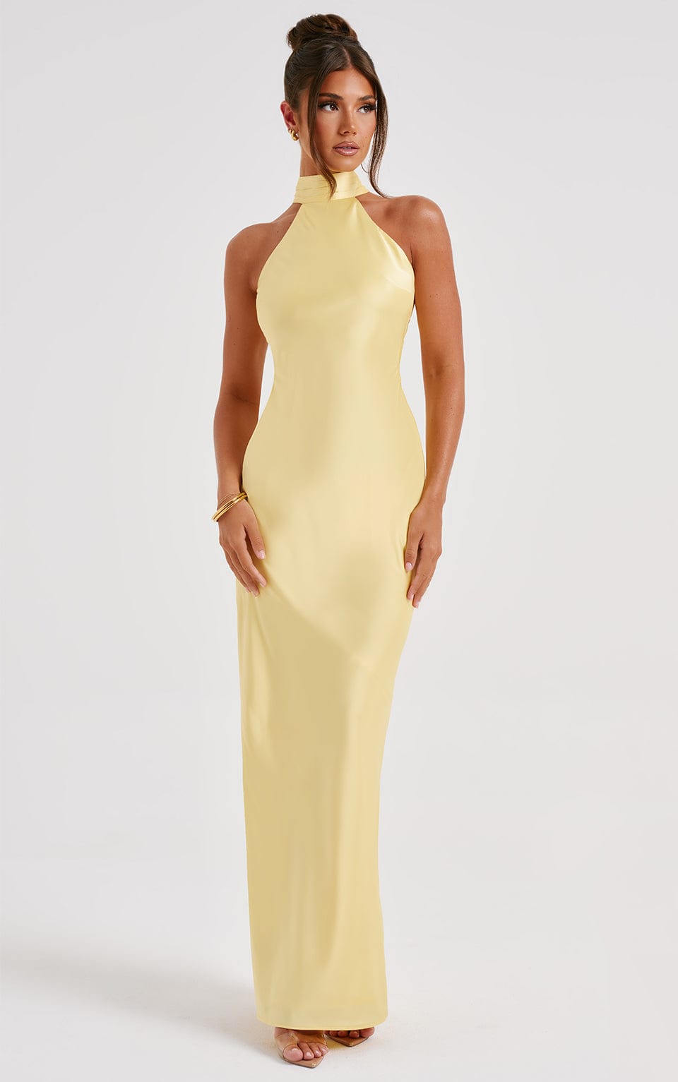 Etta Maxi Dress - Lemon - Napalia