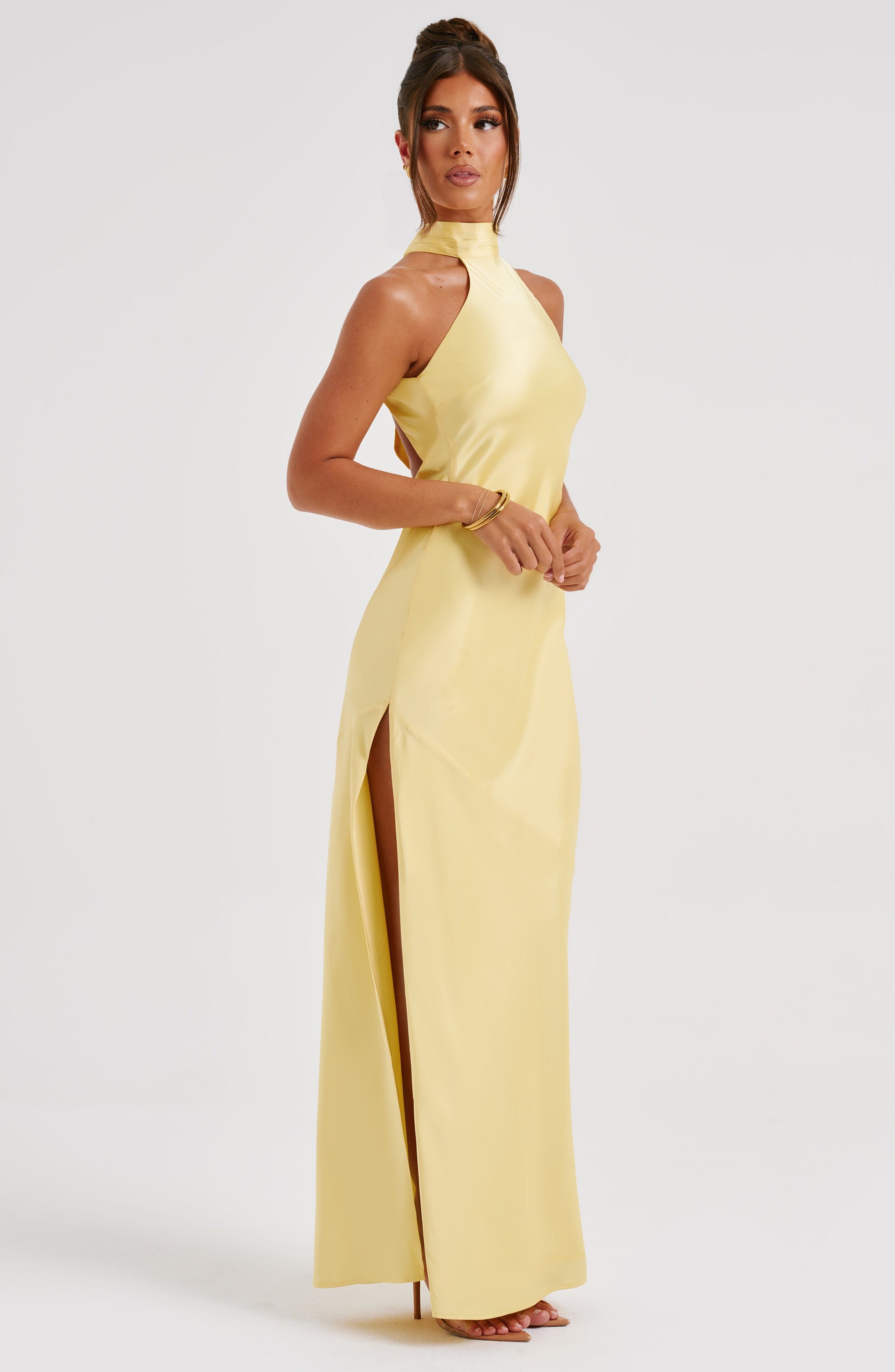 Etta Maxi Dress - Lemon - Napalia