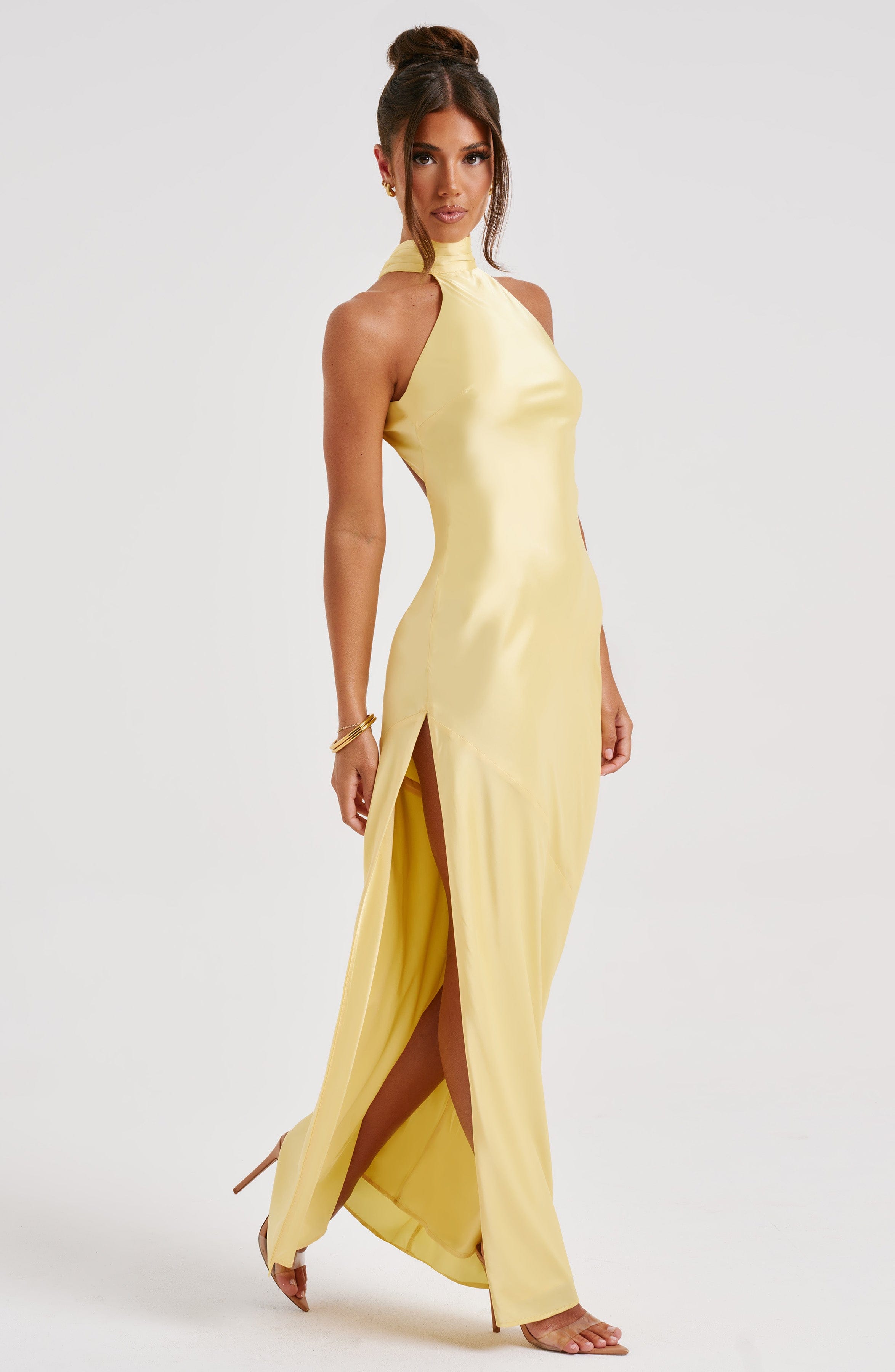 Etta Maxi Dress - Lemon - Napalia