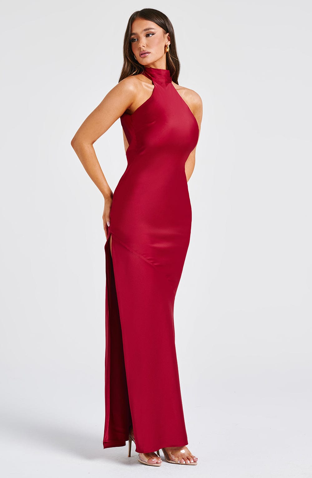 Etta Maxi Dress - Wine - Napalia