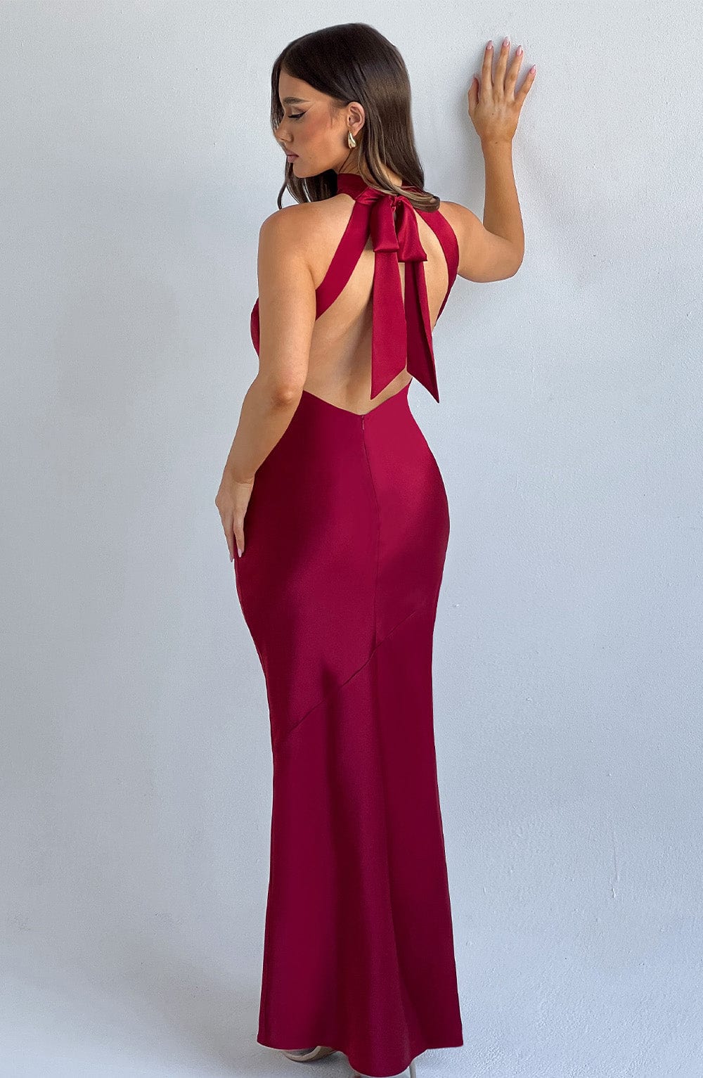 Etta Maxi Dress - Wine - Napalia