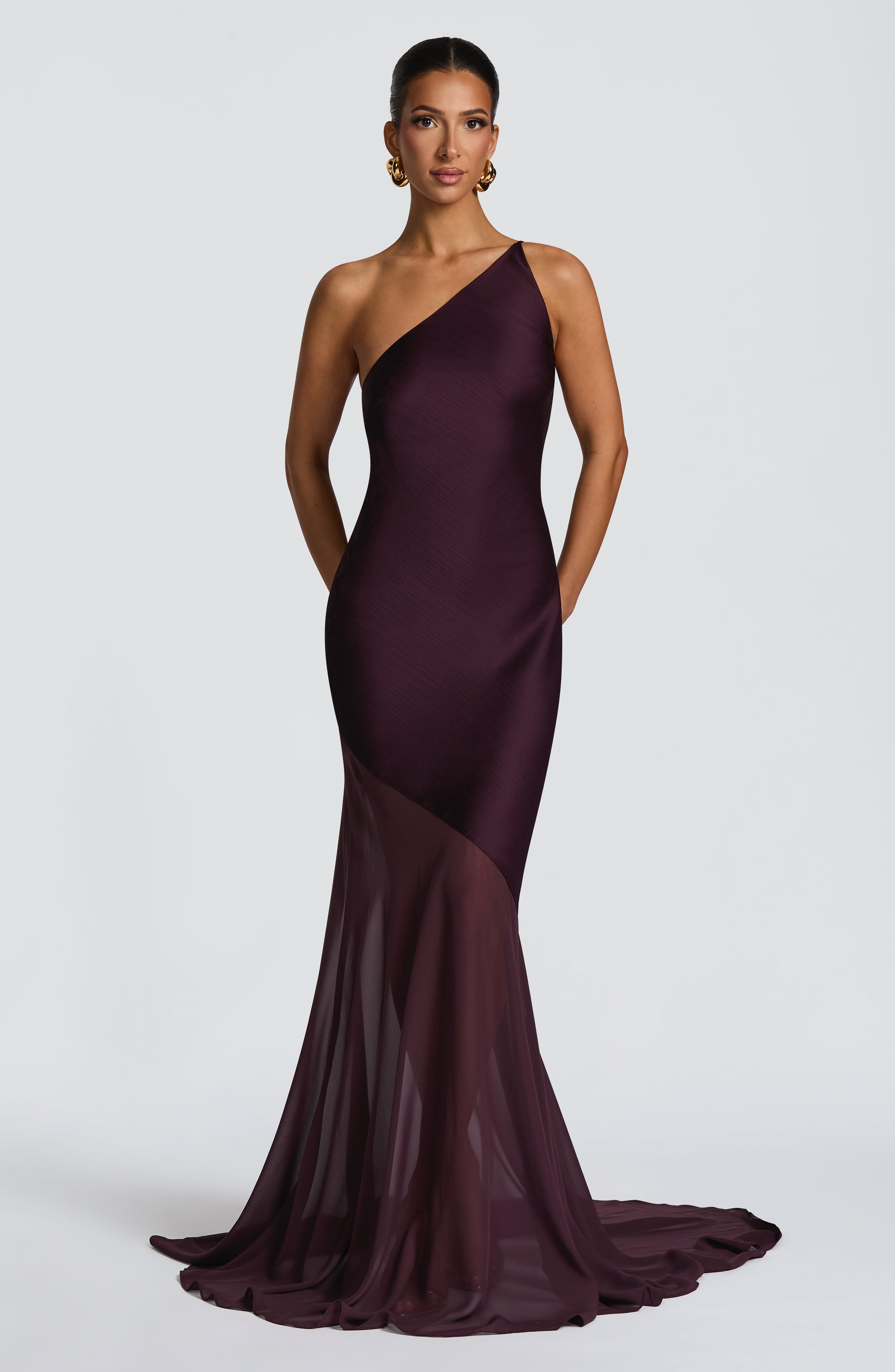 Fable Gown - Plum - Napalia