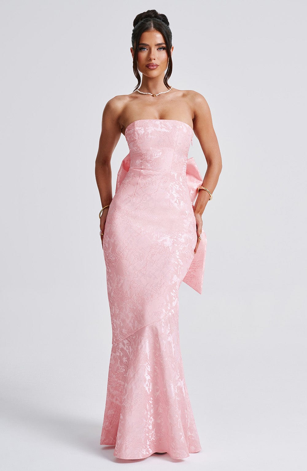 Felicity Maxi Dress - Blush - Napalia