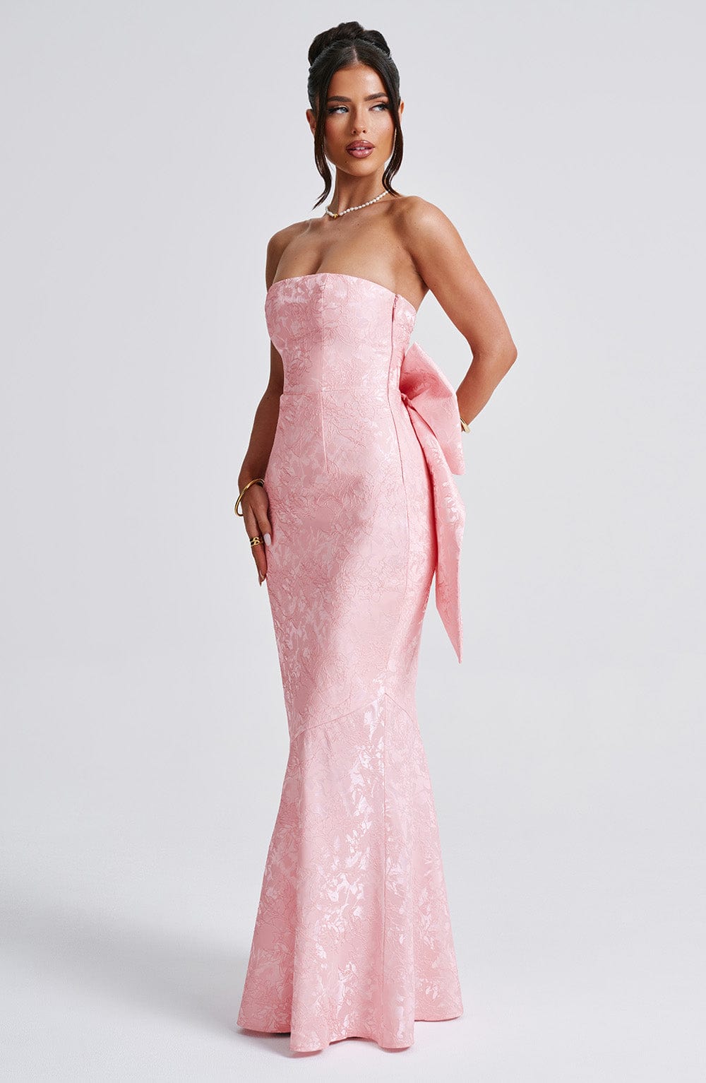 Felicity Maxi Dress - Blush - Napalia