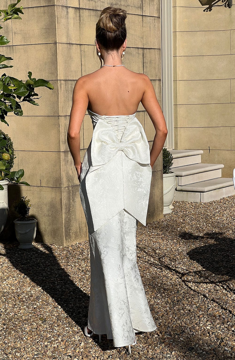 Felicity Maxi Dress - Ivory - Napalia