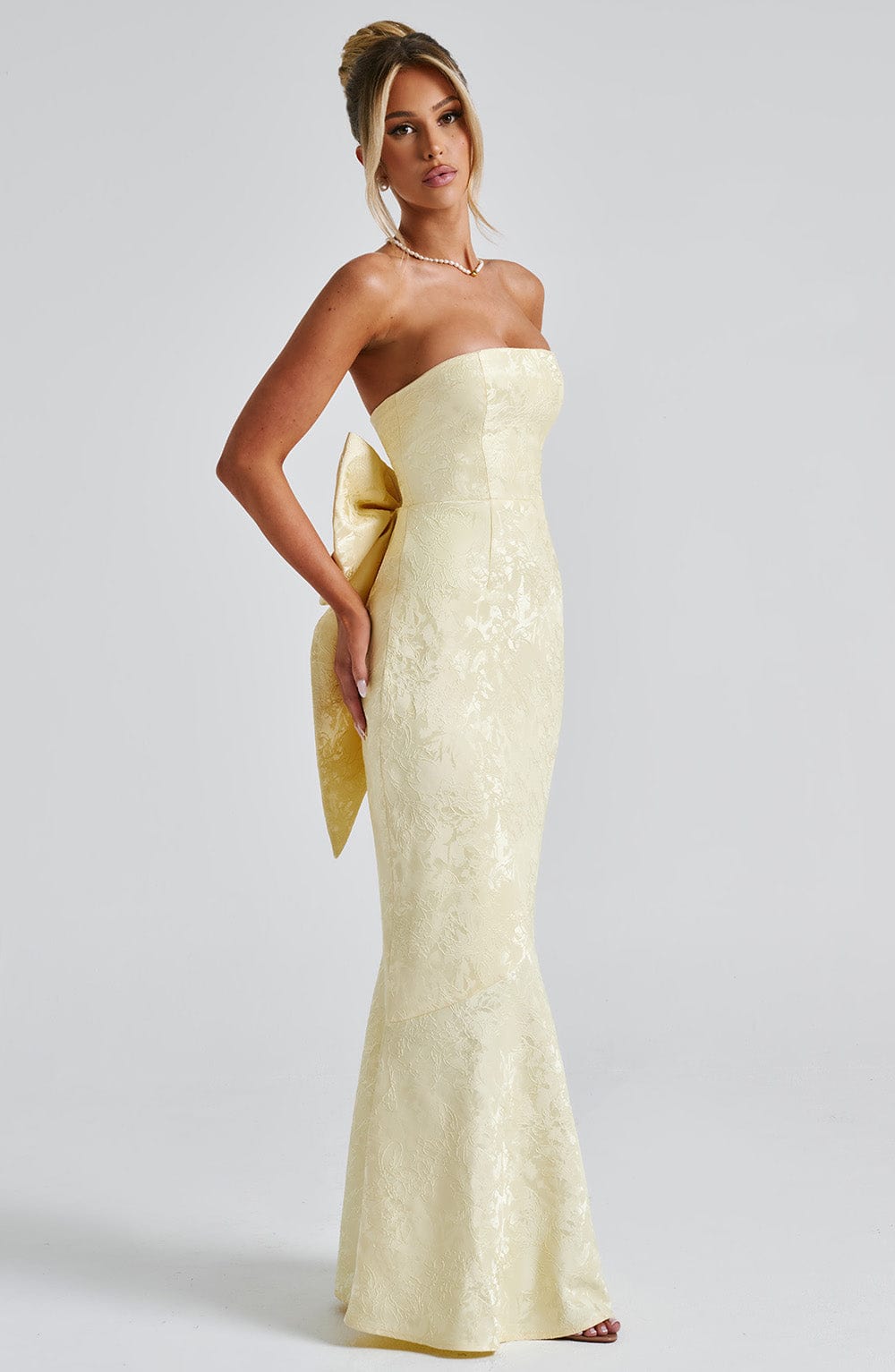 Felicity Maxi Dress - Lemon - Napalia