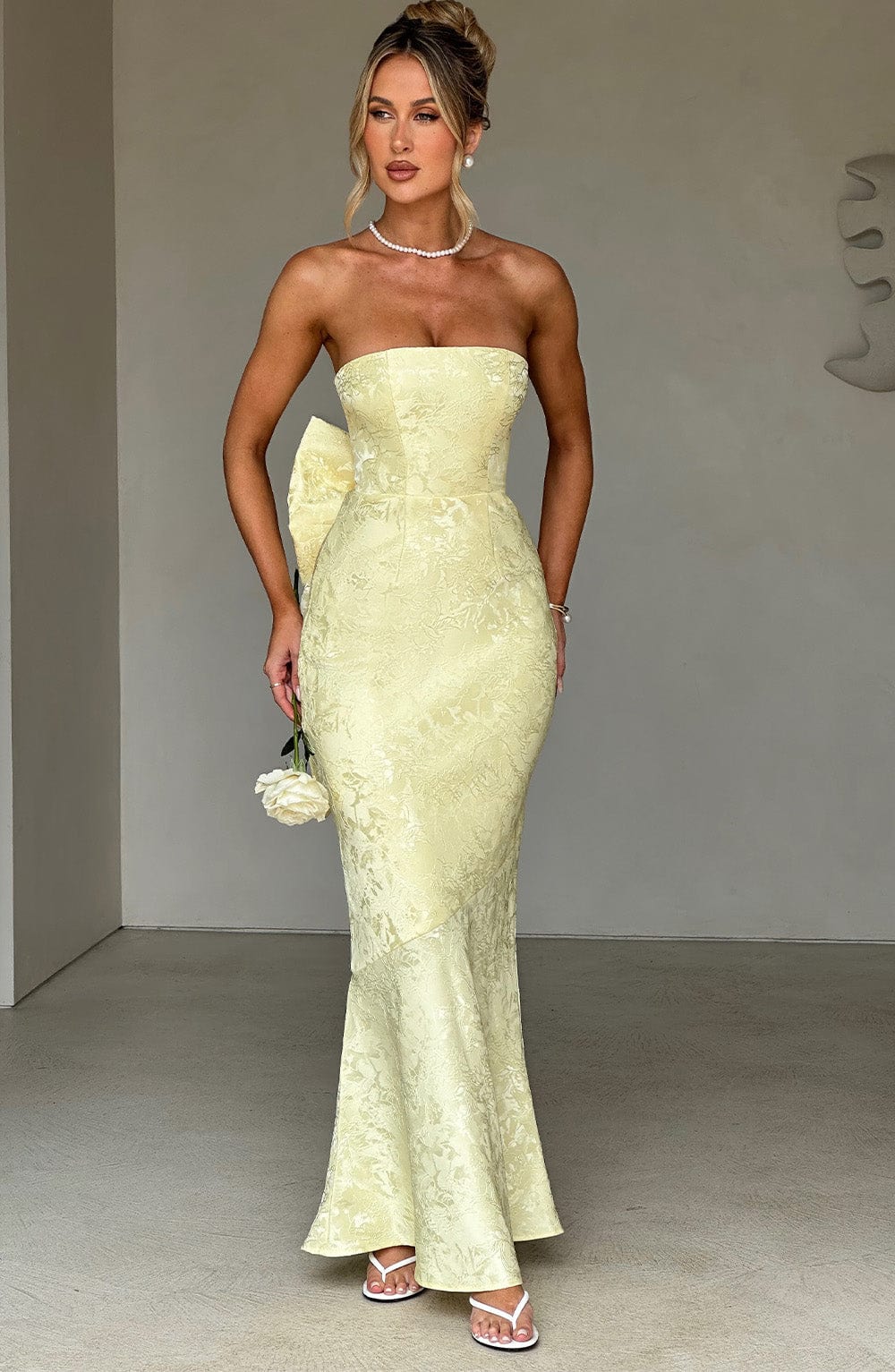 Felicity Maxi Dress - Lemon - Napalia