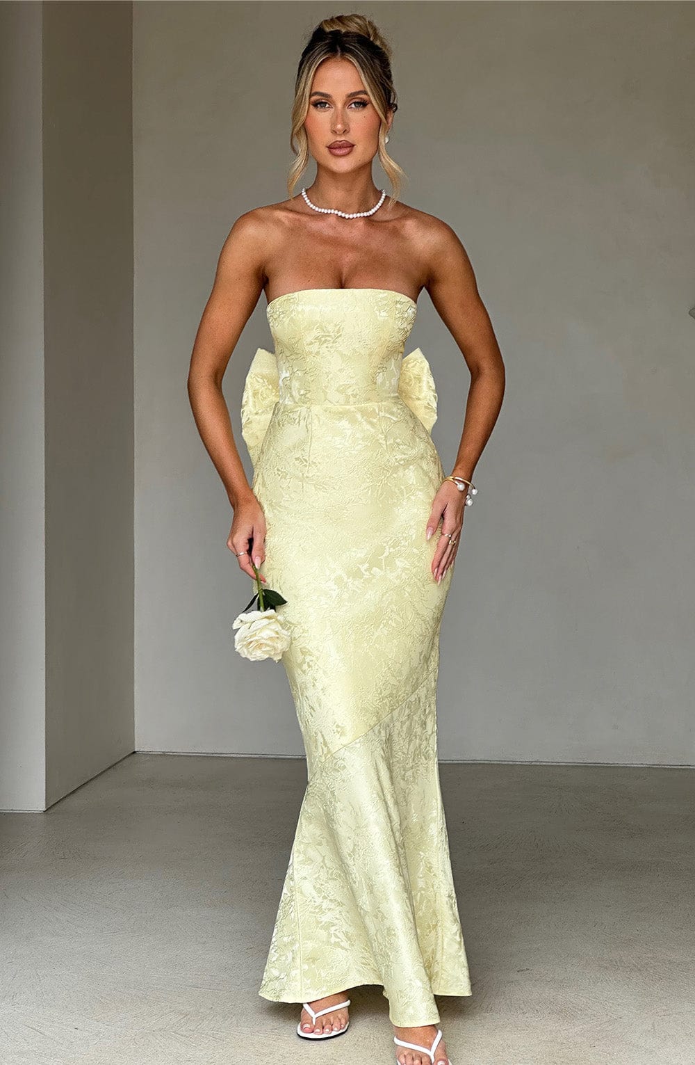 Felicity Maxi Dress - Lemon - Napalia