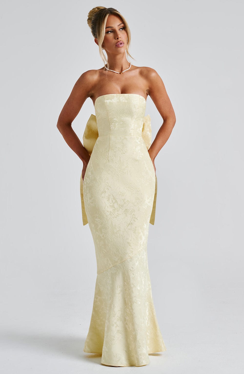 Felicity Maxi Dress - Lemon - Napalia
