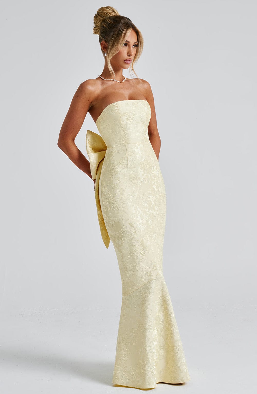 Felicity Maxi Dress - Lemon - Napalia