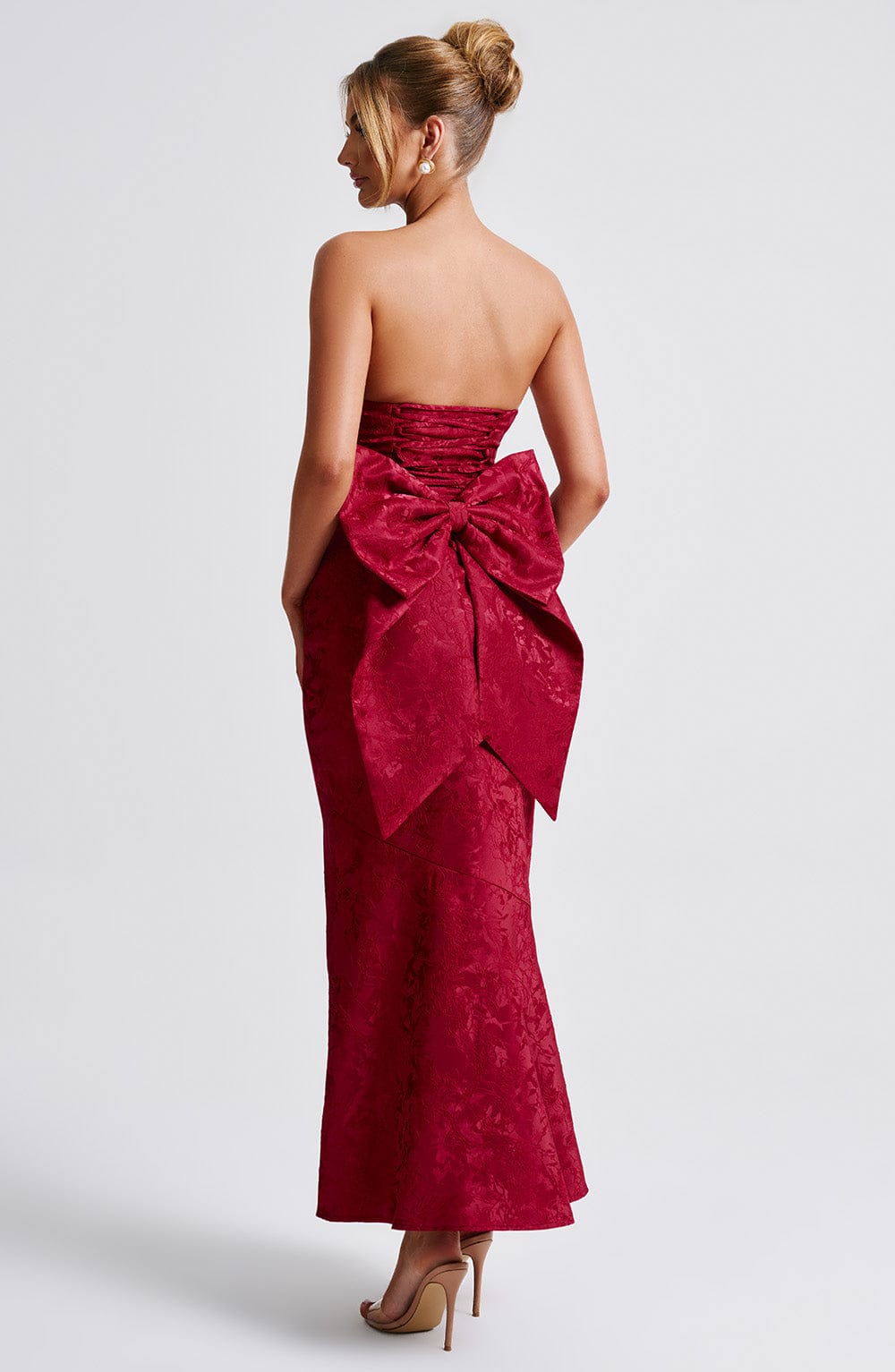 Felicity Maxi Dress - Red - Napalia