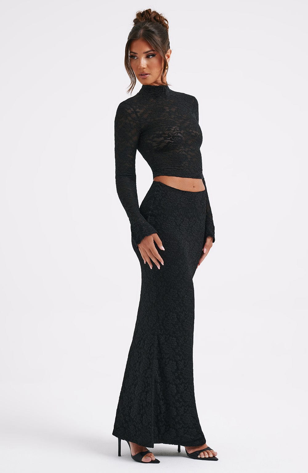 Fernanda Maxi Skirt - Black - Napalia