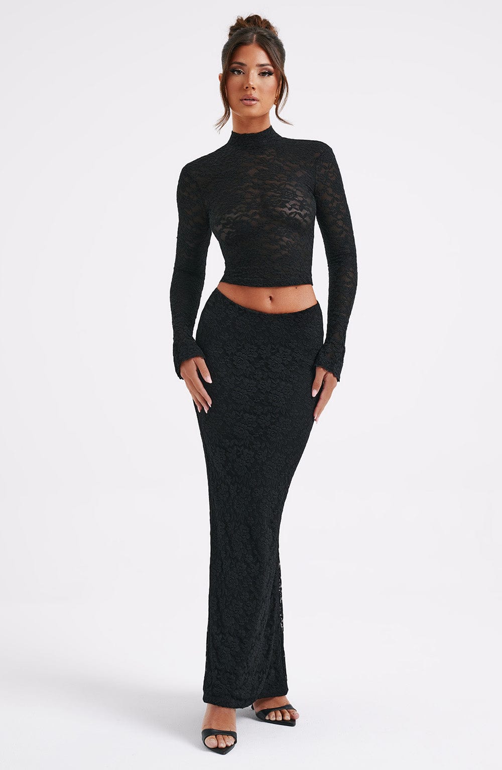 Fernanda Maxi Skirt - Black - Napalia