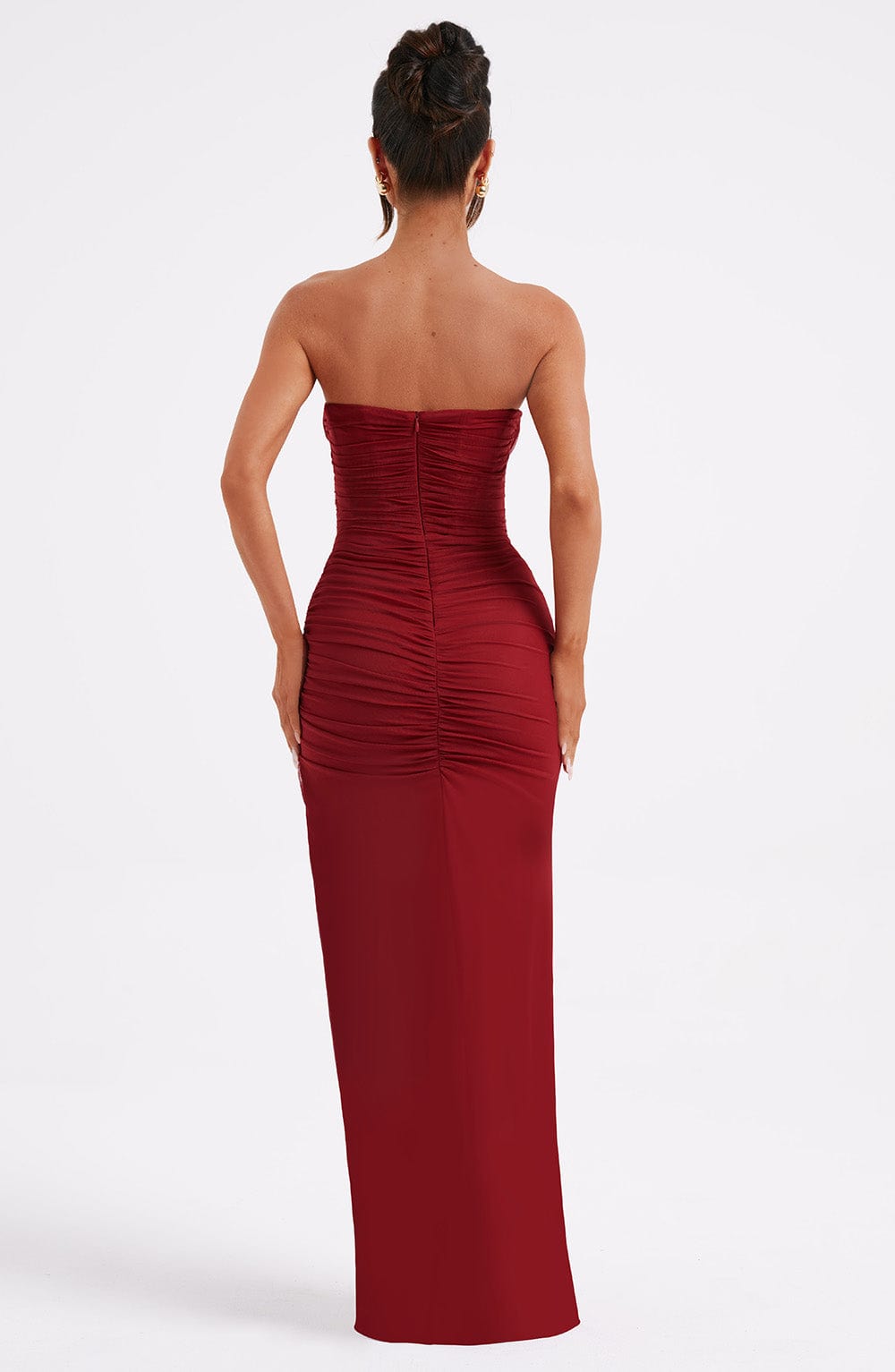 Giovanna Maxi Dress - Wine - Napalia