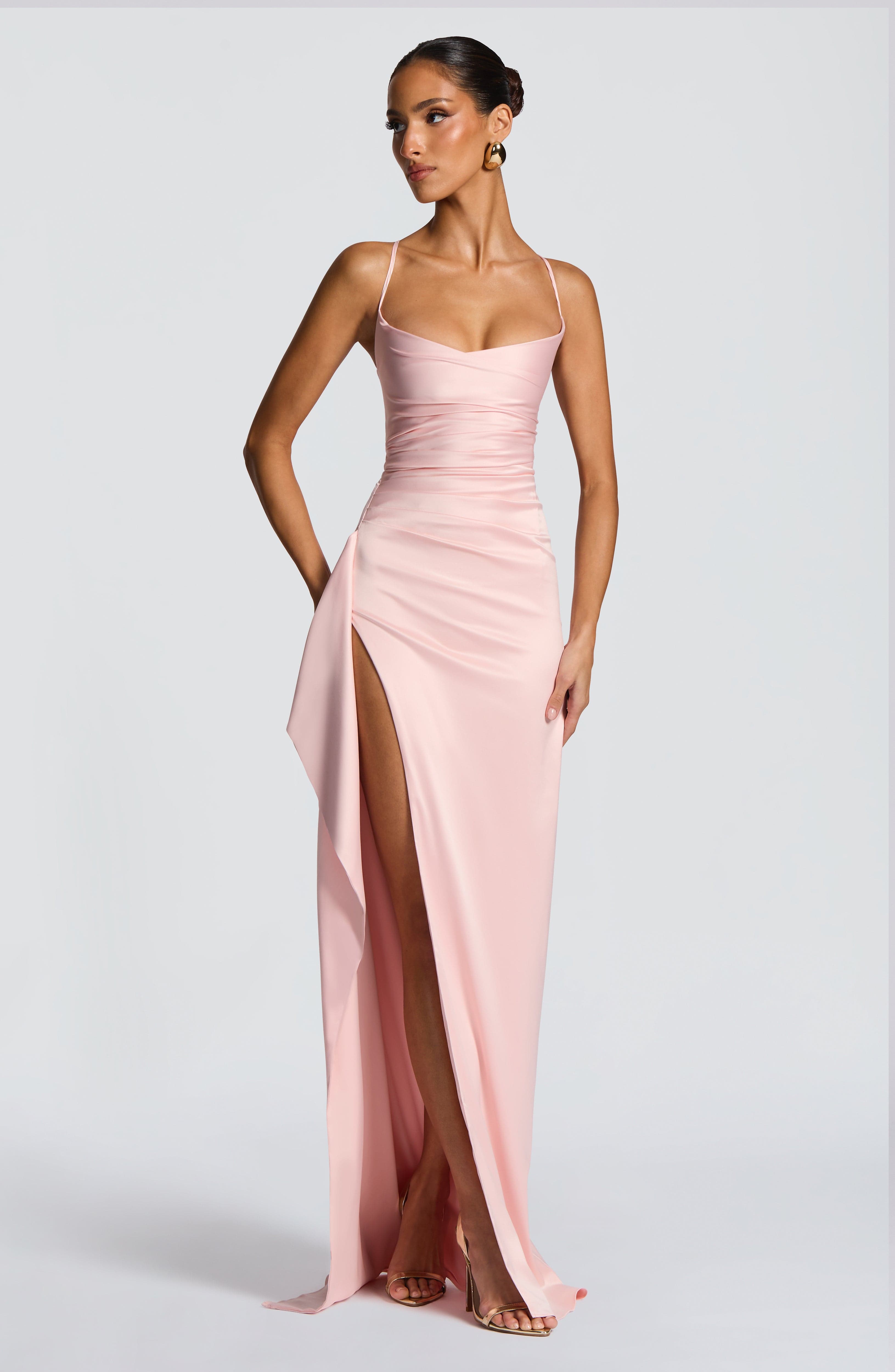Helen Maxi Dress - Blush - Napalia