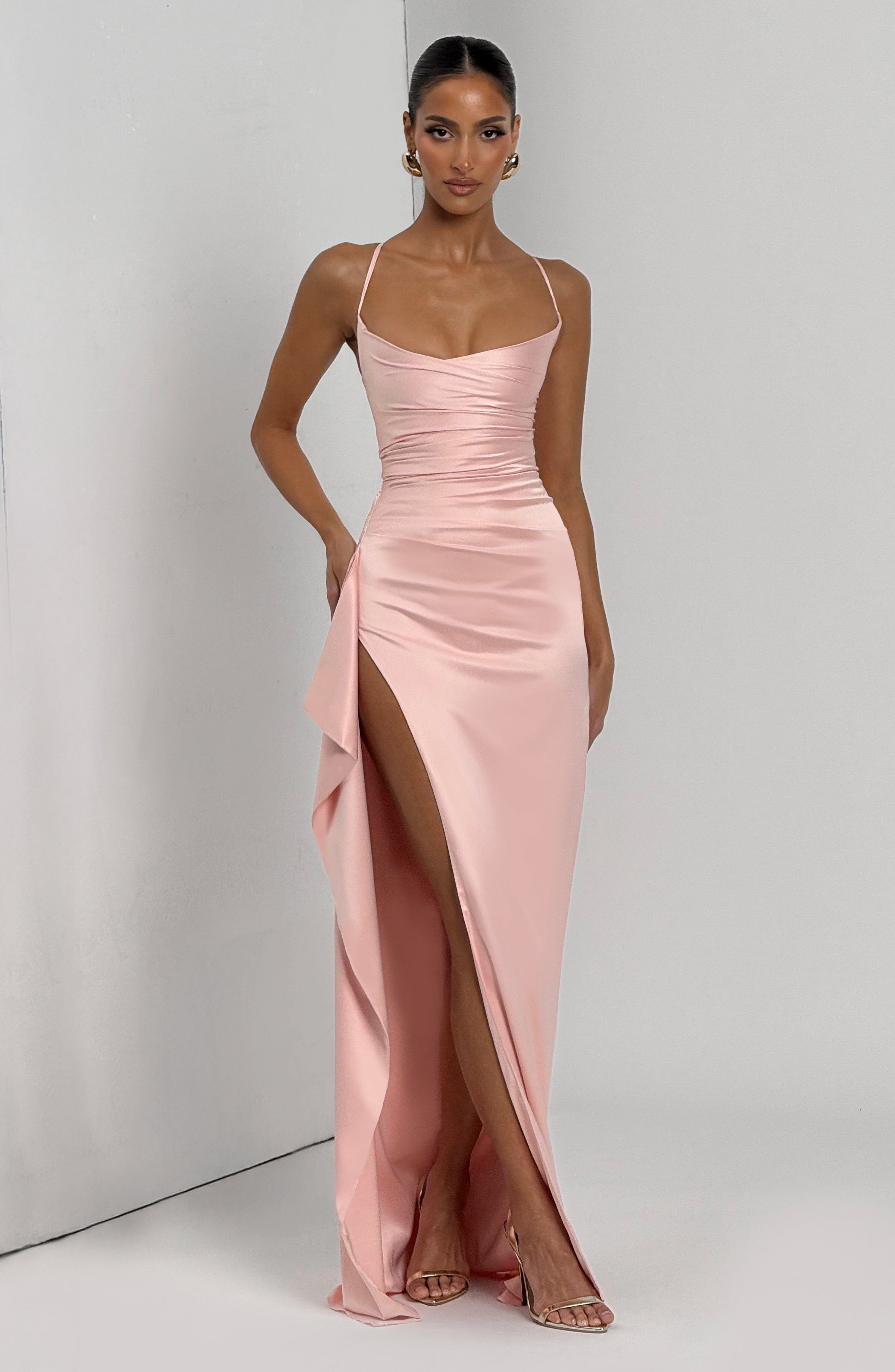 Helen Maxi Dress - Blush - Napalia