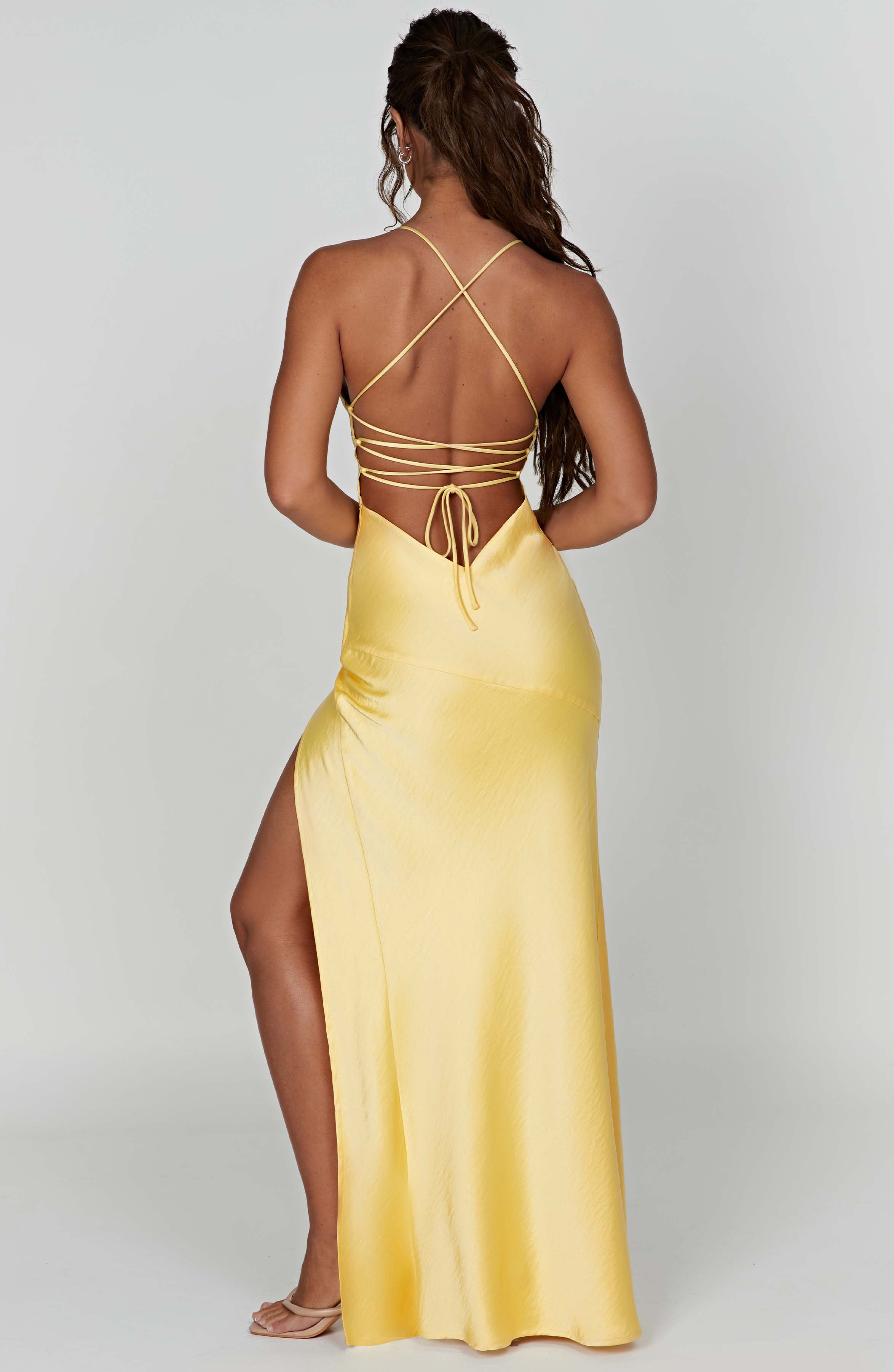 Isobel Maxi Dress - Lemon - Napalia
