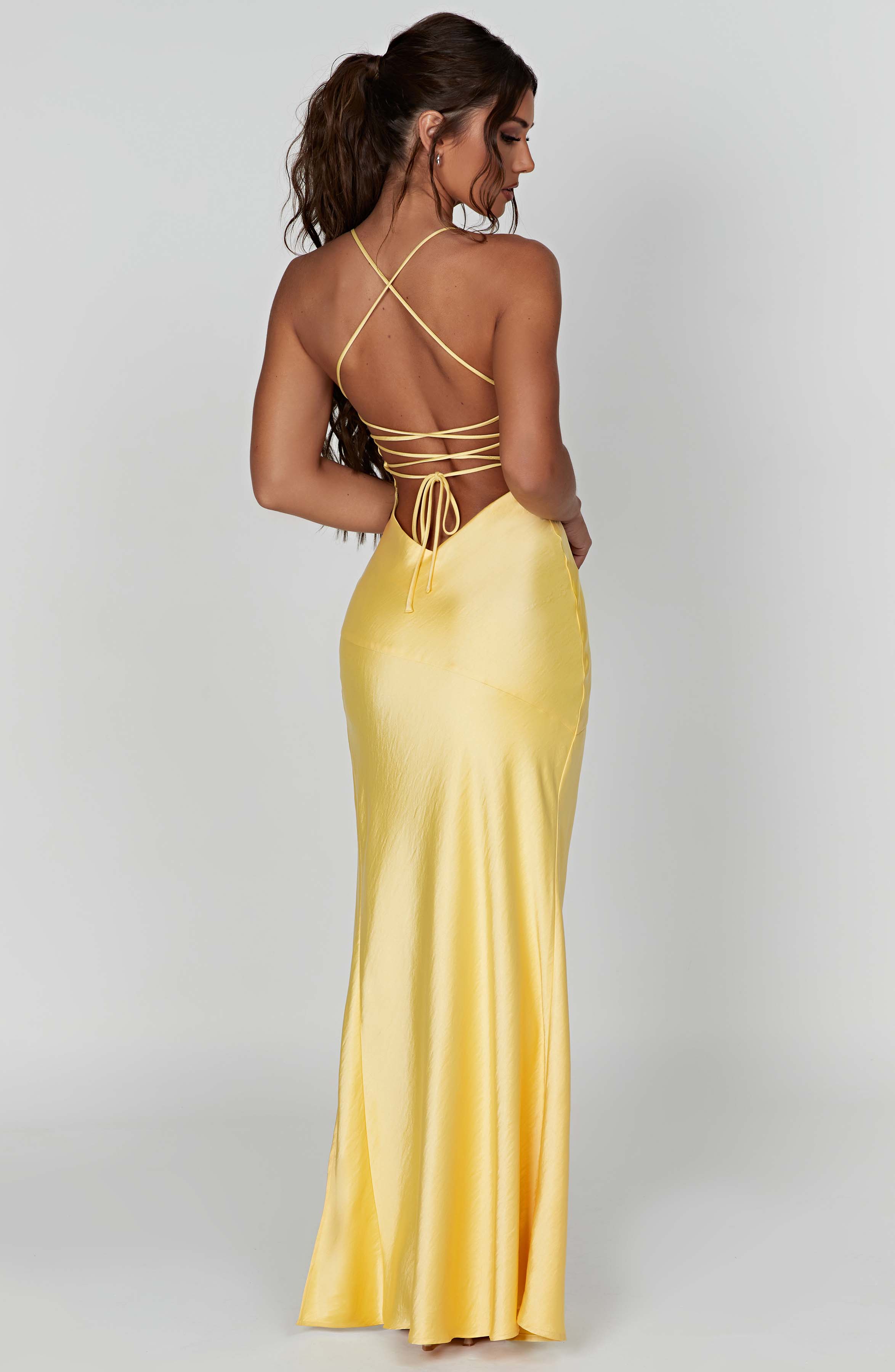 Isobel Maxi Dress - Lemon - Napalia