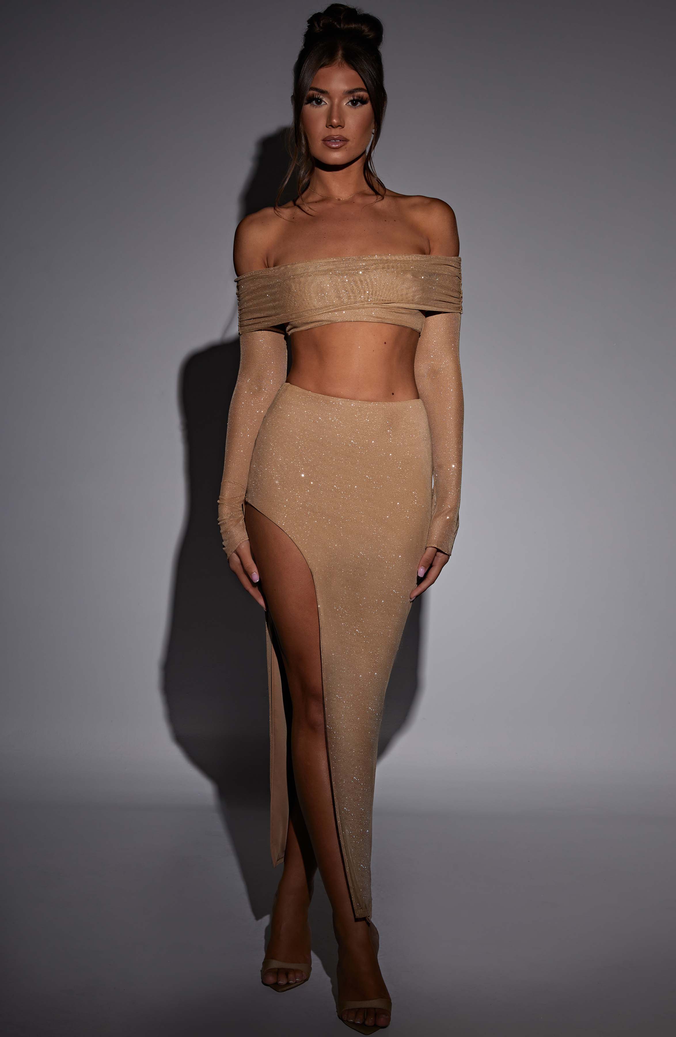 Jana Top - Gold Sparkle - Napalia