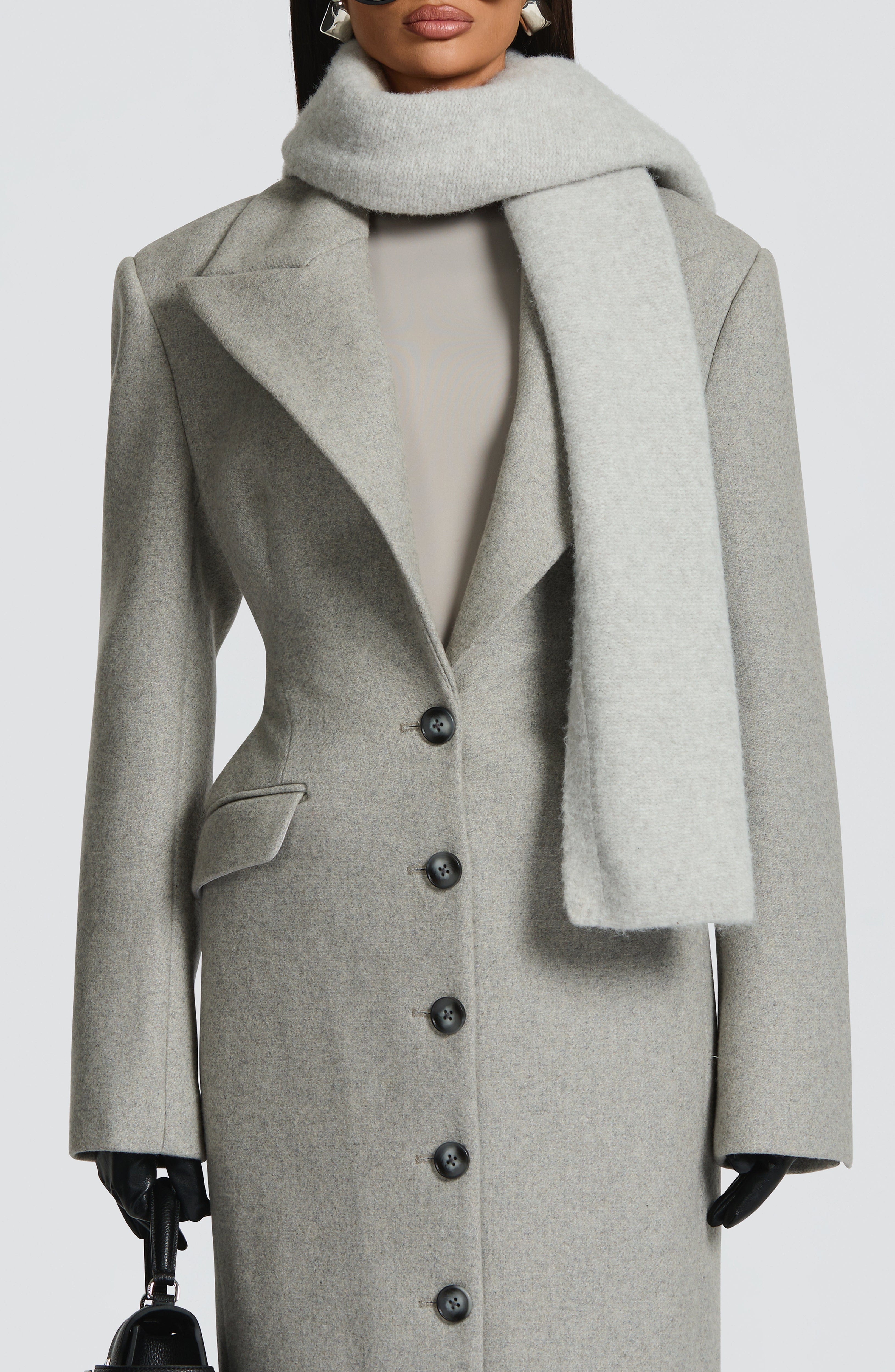 Jeanie Scarf - Light Grey - Napalia