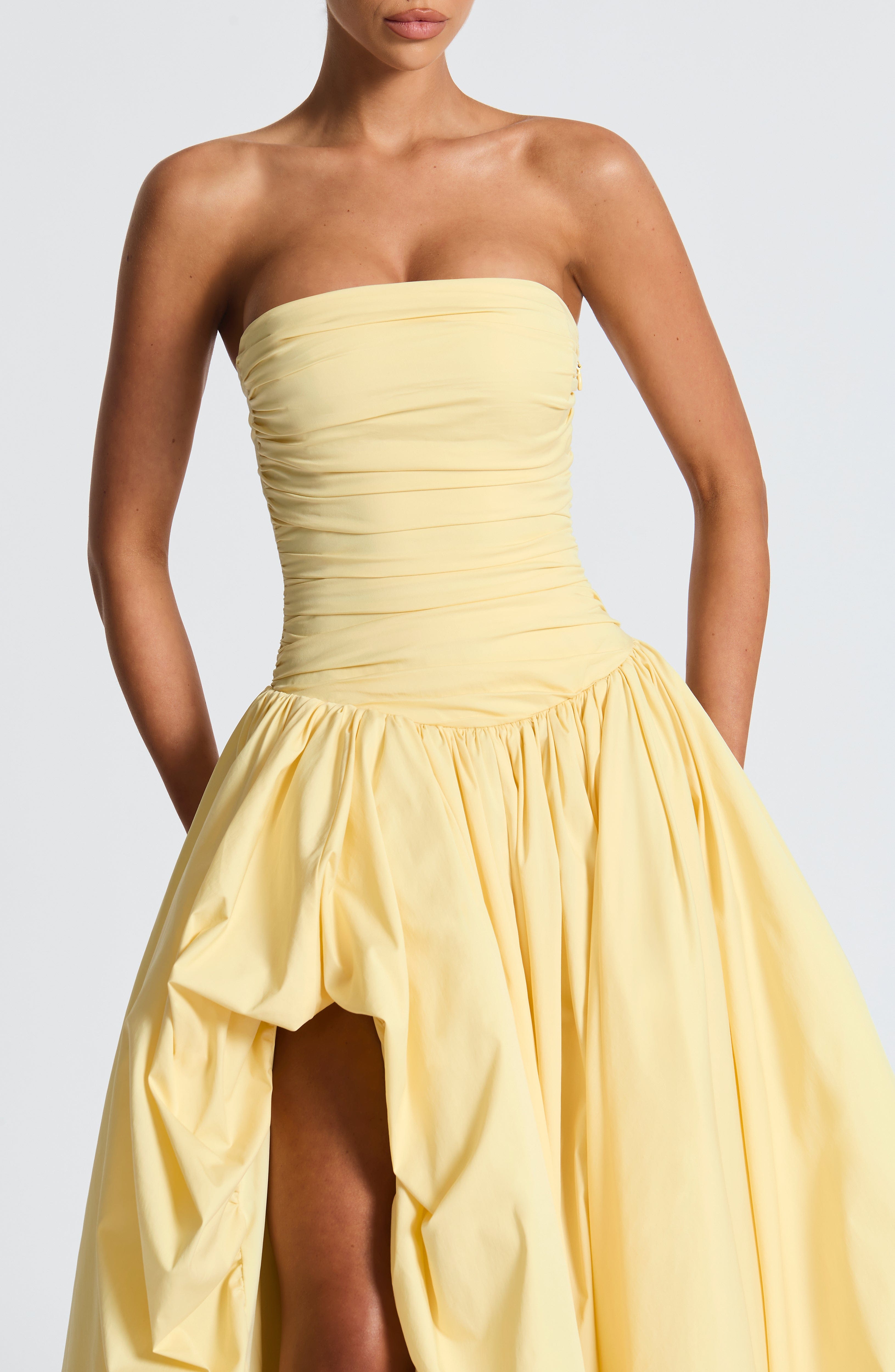 Jillian Maxi Dress - Lemon - Napalia