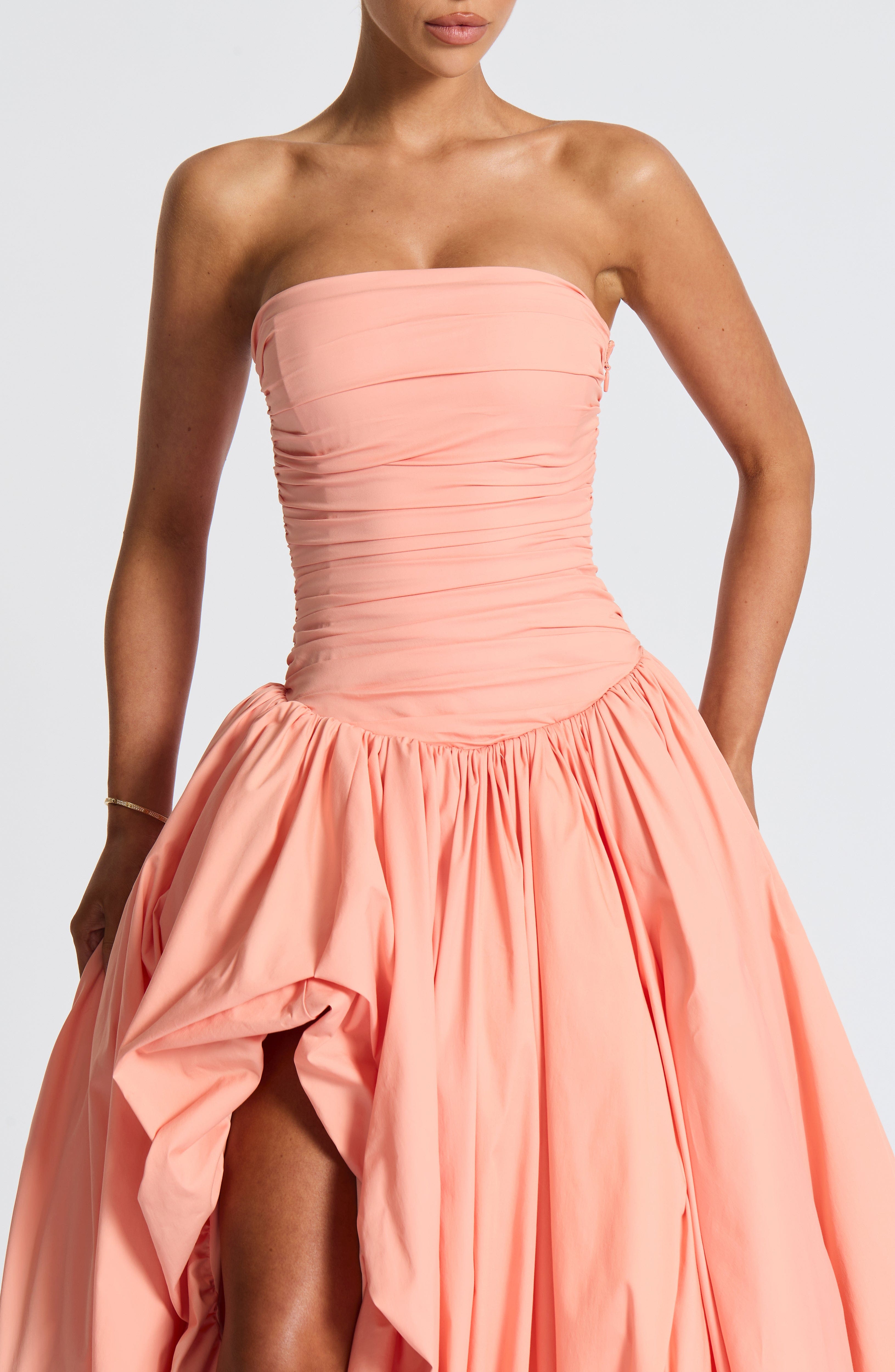 Jillian Maxi Dress - Peach - Napalia