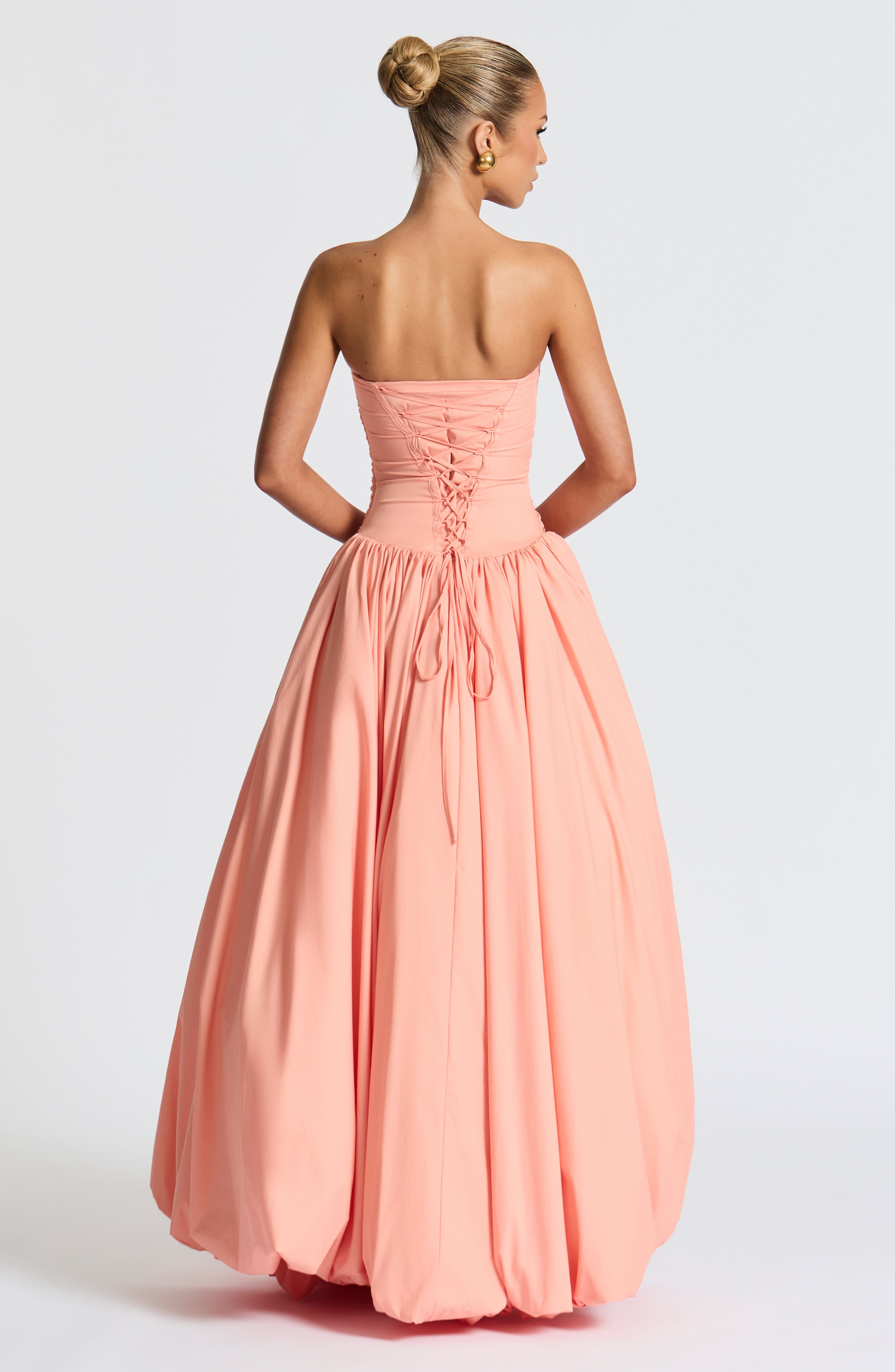 Jillian Maxi Dress - Peach - Napalia