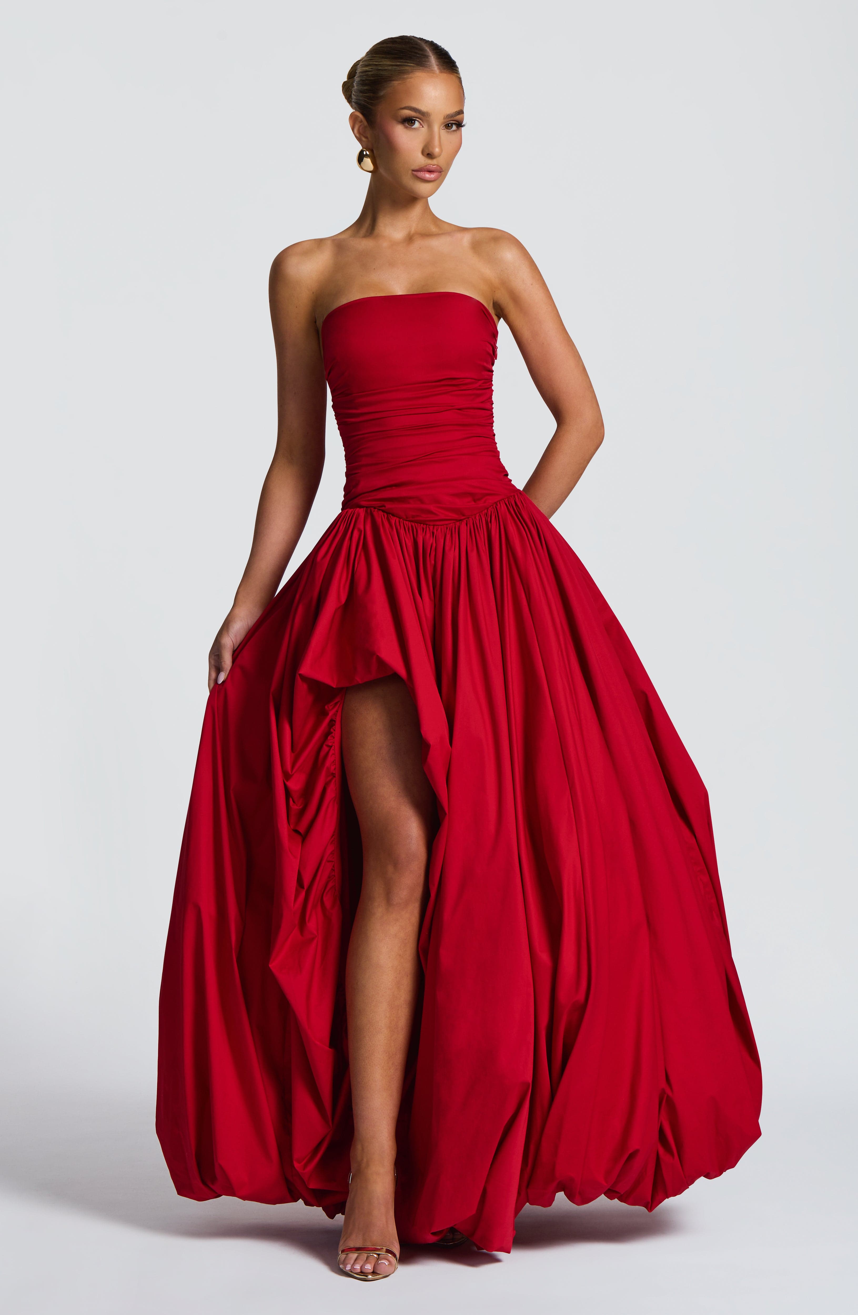 Jillian Maxi Dress - Red - Napalia