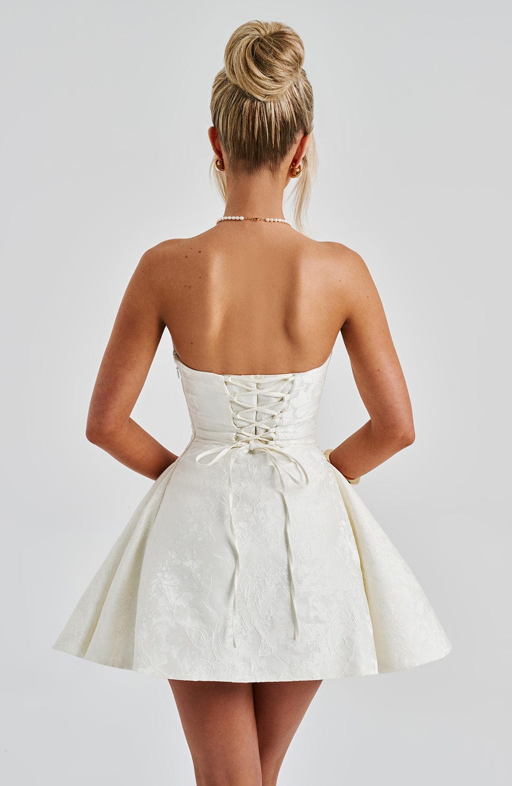 Joan Playsuit - Ivory - Napalia