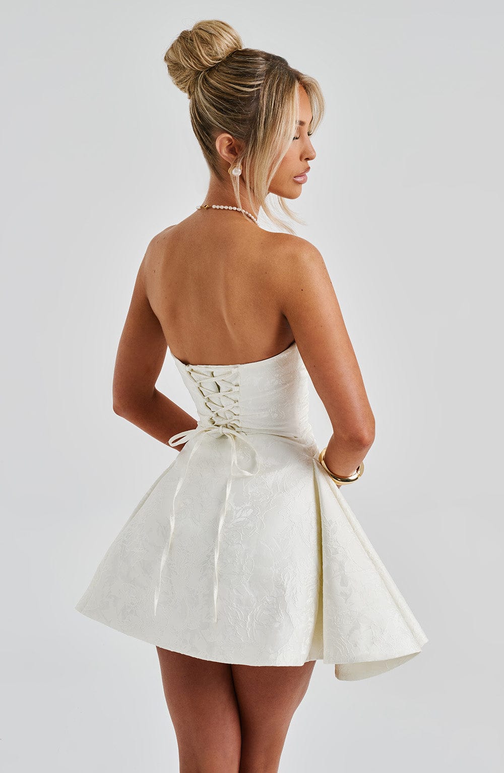 Joan Playsuit - Ivory - Napalia