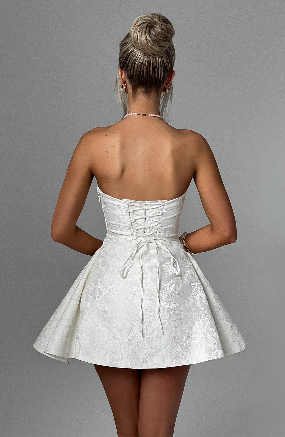 Joan Playsuit - Ivory - Napalia