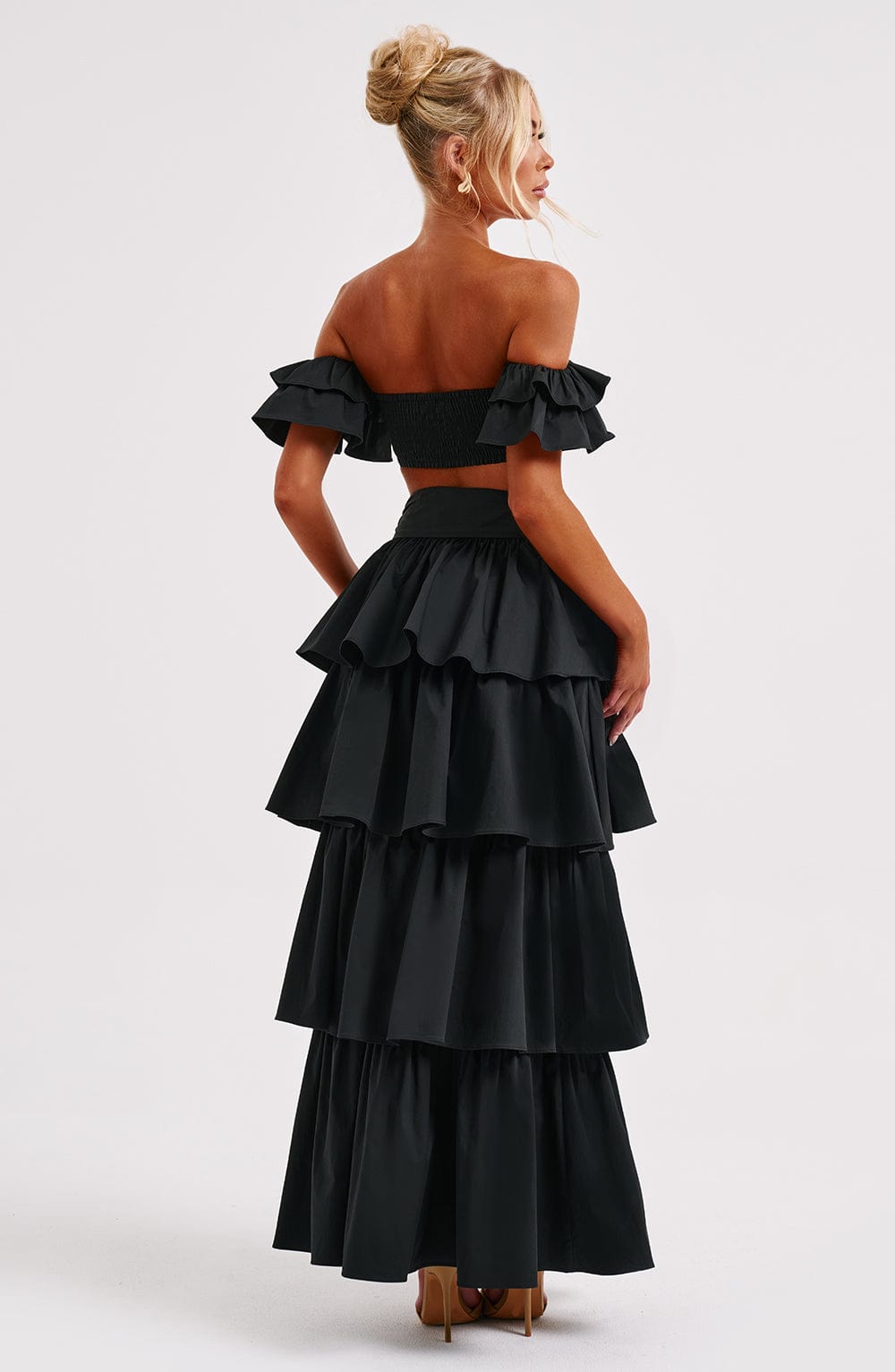 Joy Maxi Skirt - Black - Napalia