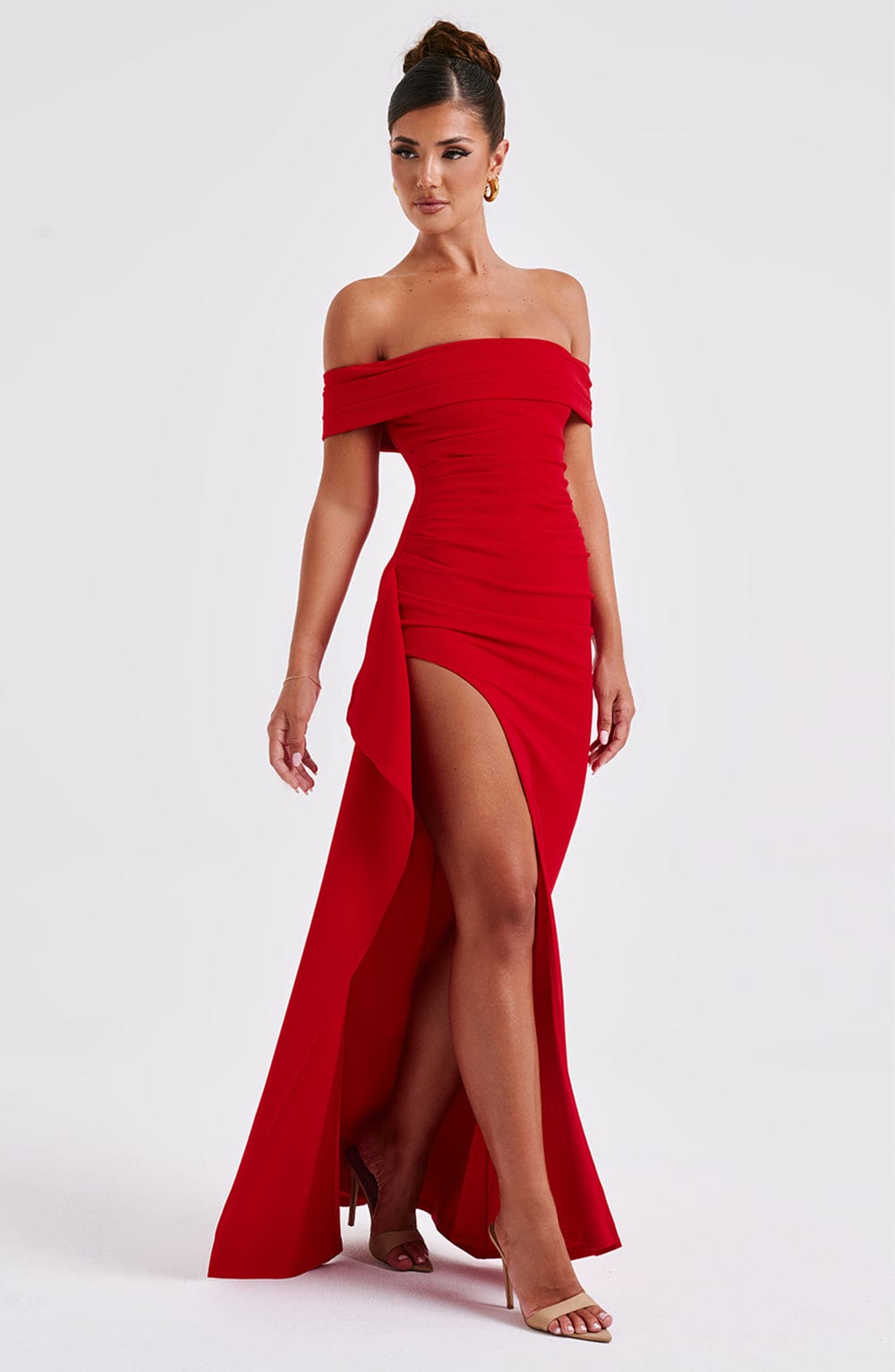 Joyce Maxi Dress - Red - Napalia